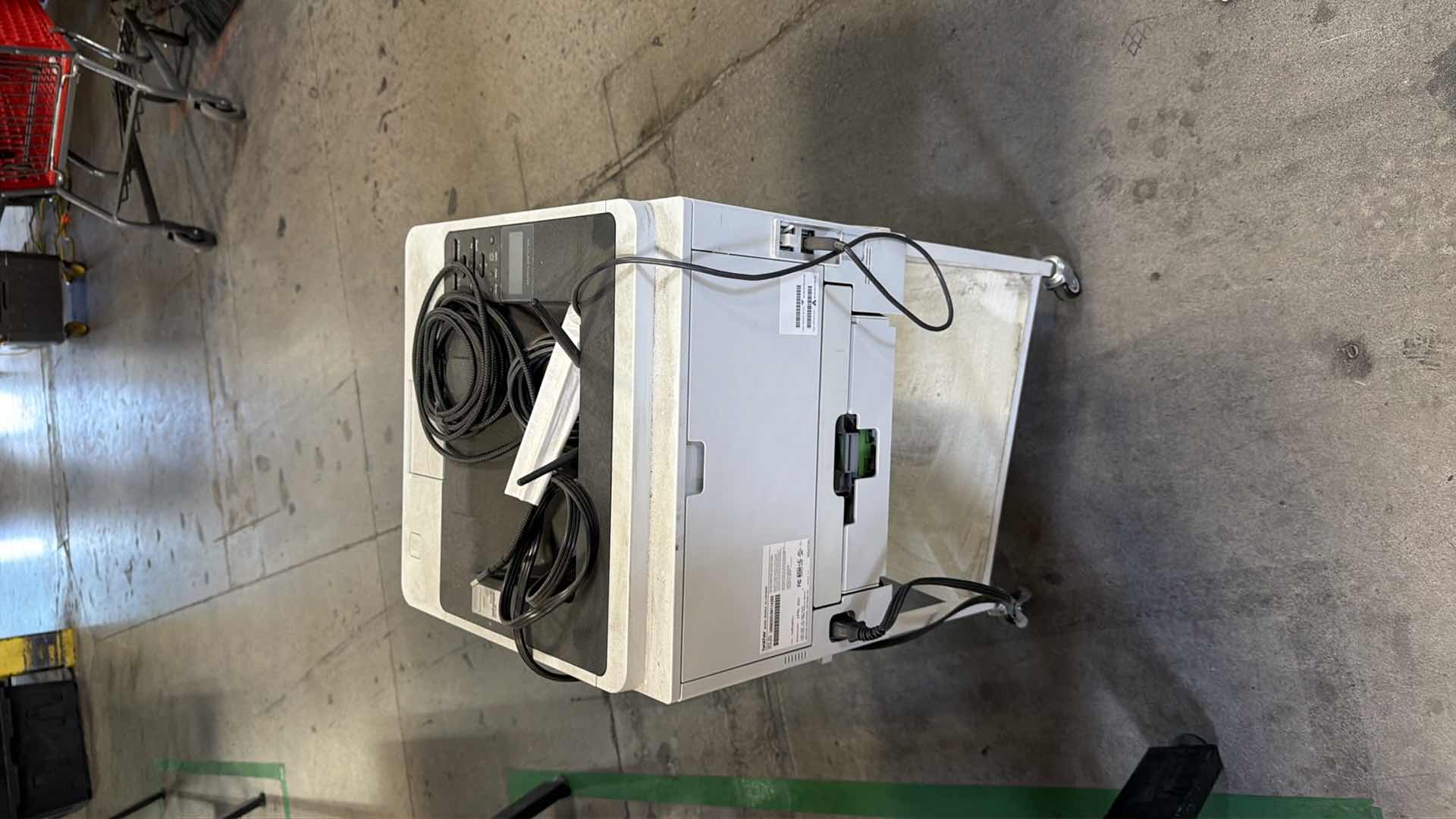 Photo 1 of Brother printer with rolling stand