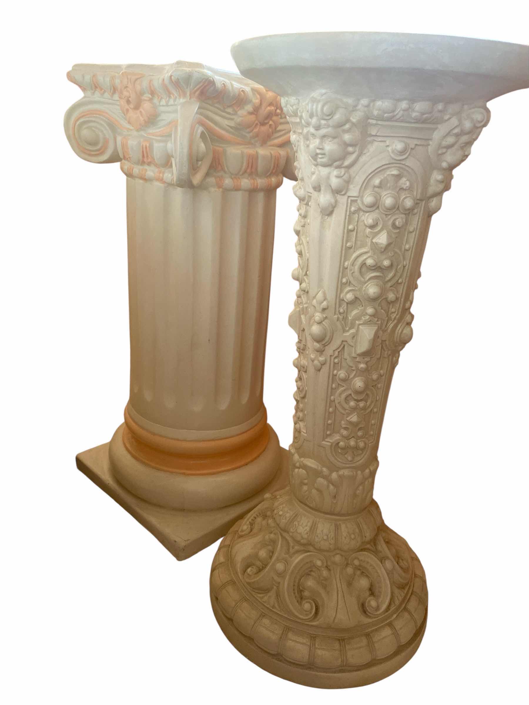Photo 1 of 2 - HOLLOW PLASTER COLUMNS H24”