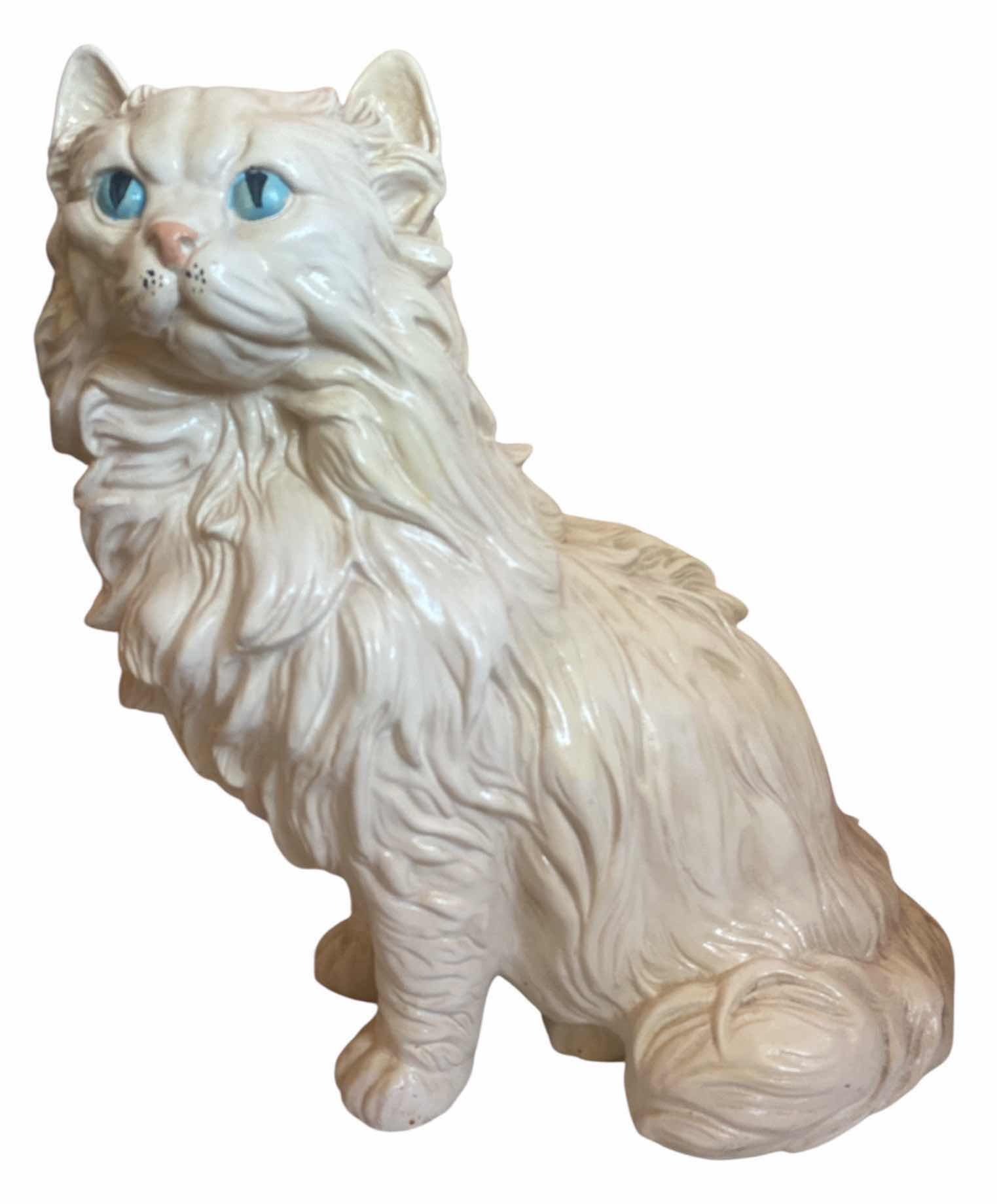 Photo 1 of LARGE WHITE CERAMIC CAT H22”
