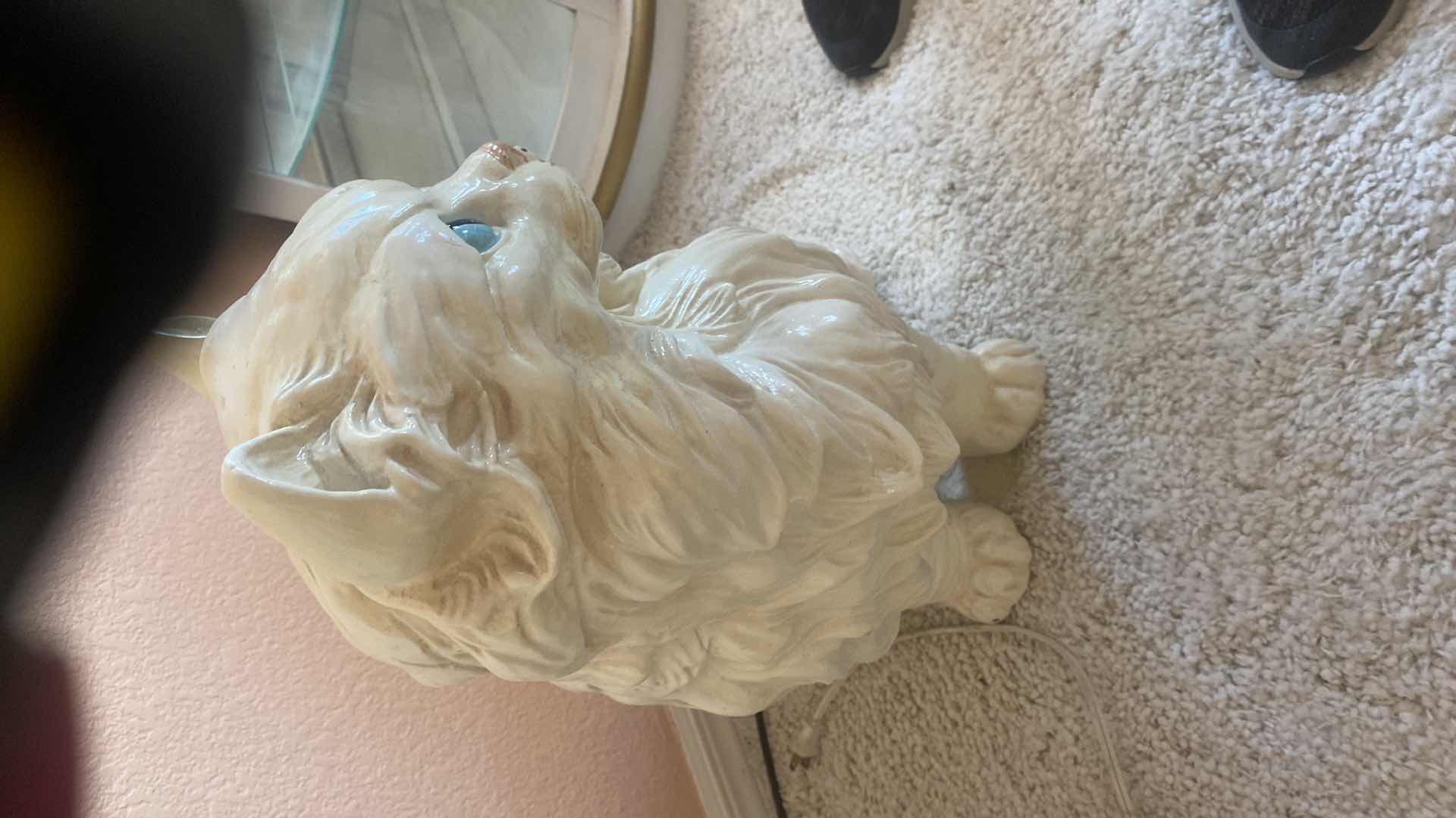 Photo 1 of LARGE WHITE CERAMIC CAT H22”