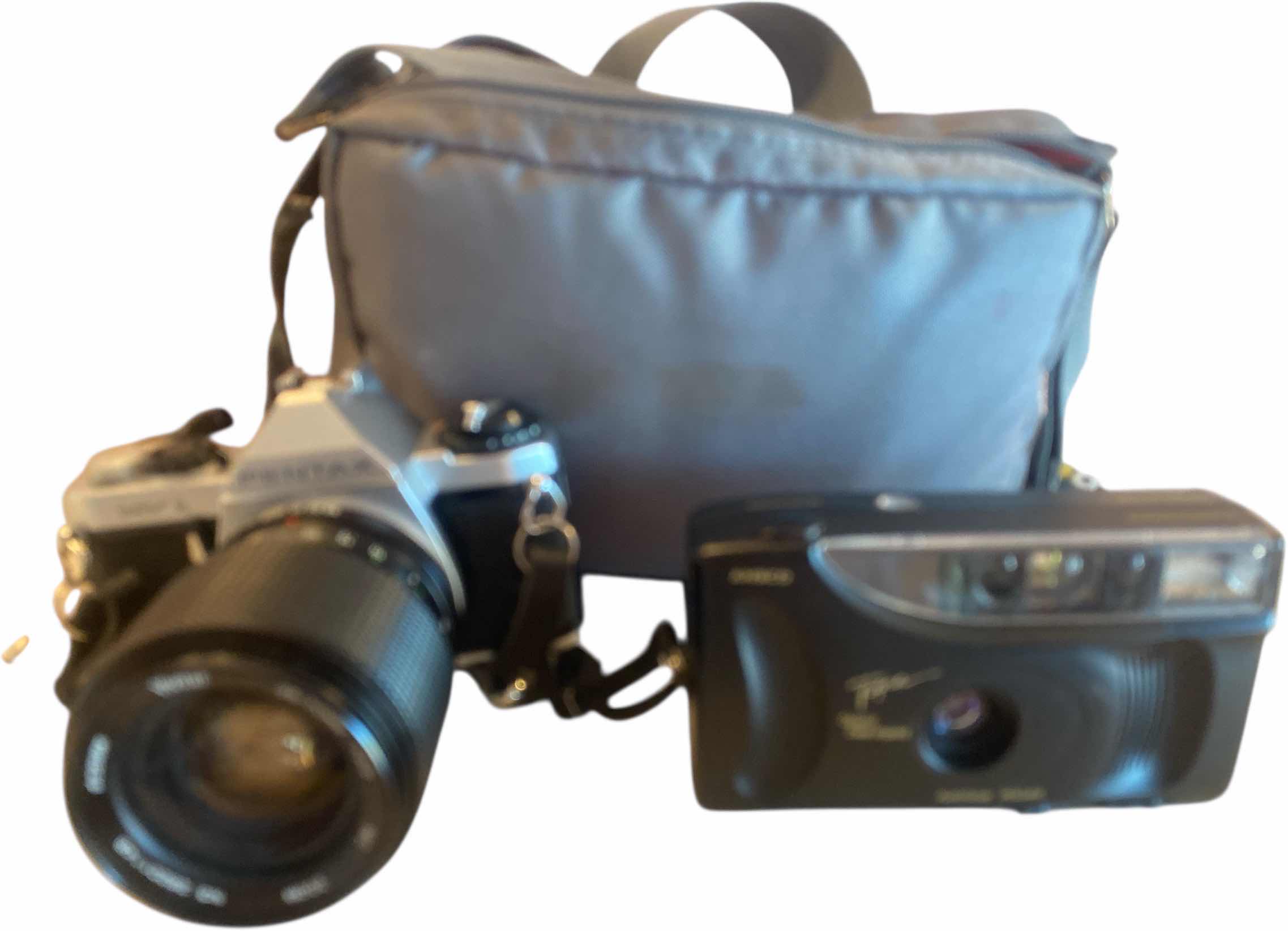 Photo 1 of PENTAX CAMERA & ANSCO CAMERA WITH BAG