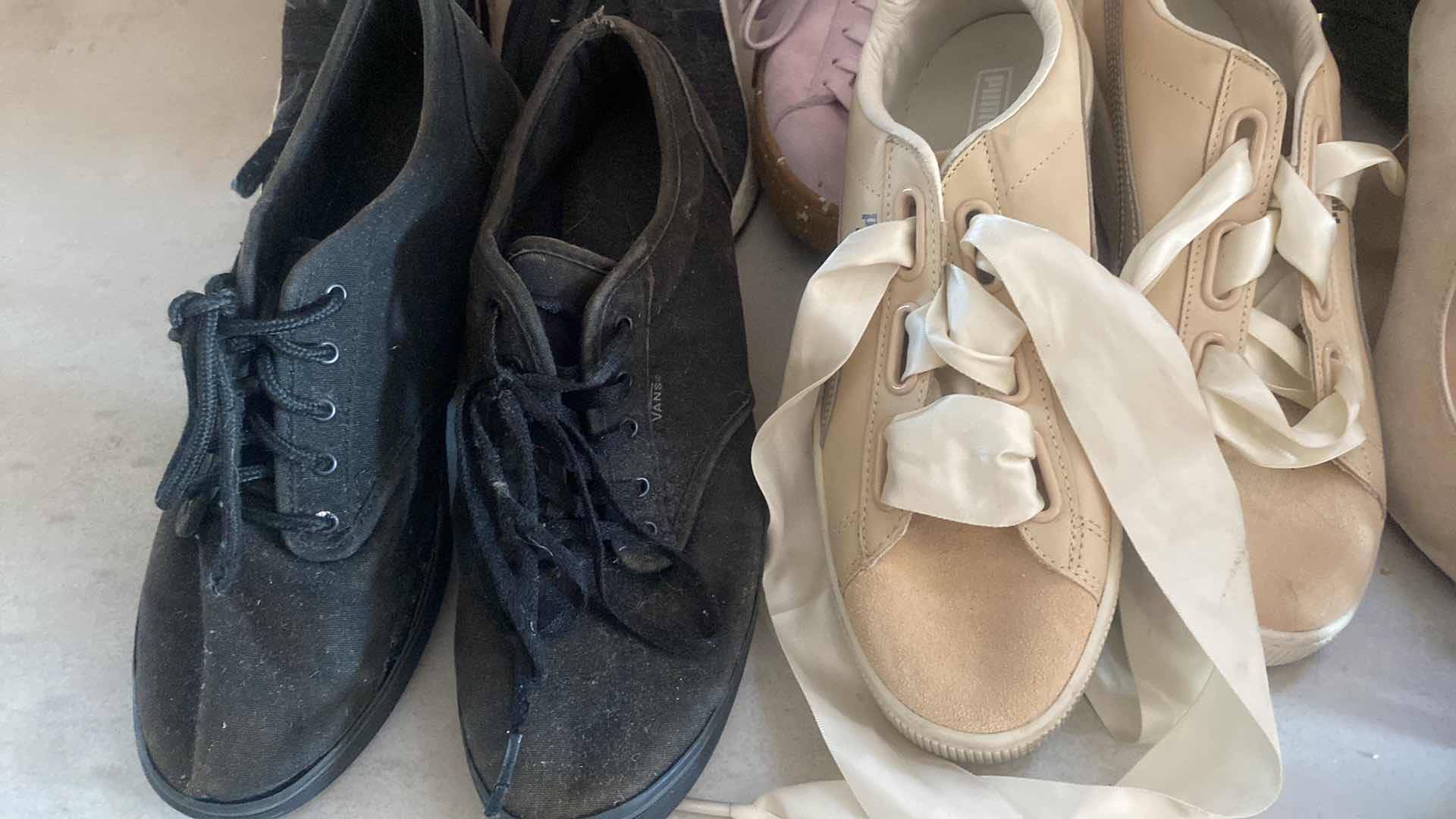 Photo 1 of 4 PAIRS WOMENS SNEAKERS SIZE 9, 9.5 & 10