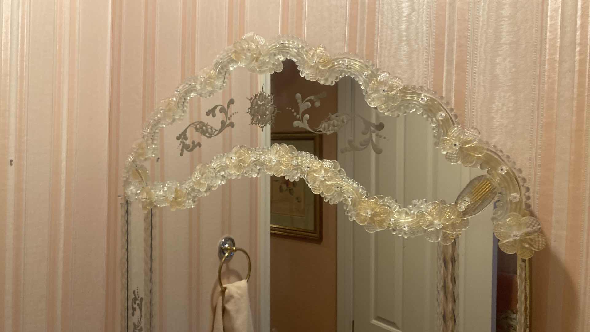 Photo 1 of VENETIAN GLASS MIRROR 32 1/2” x 43”