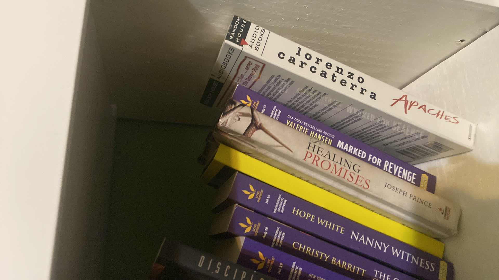 Photo 1 of 1 SHELF OF BOOKS - VARIOUS GENRES