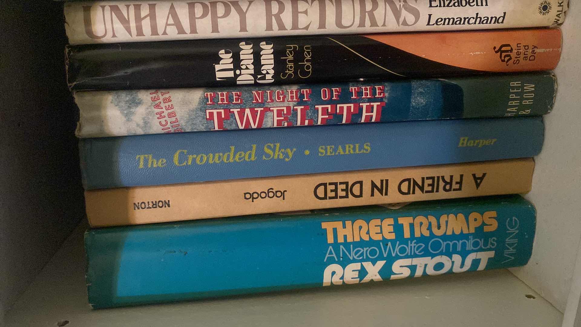 Photo 1 of 1 SHELF OF BOOKS - VARIOUS GENRES