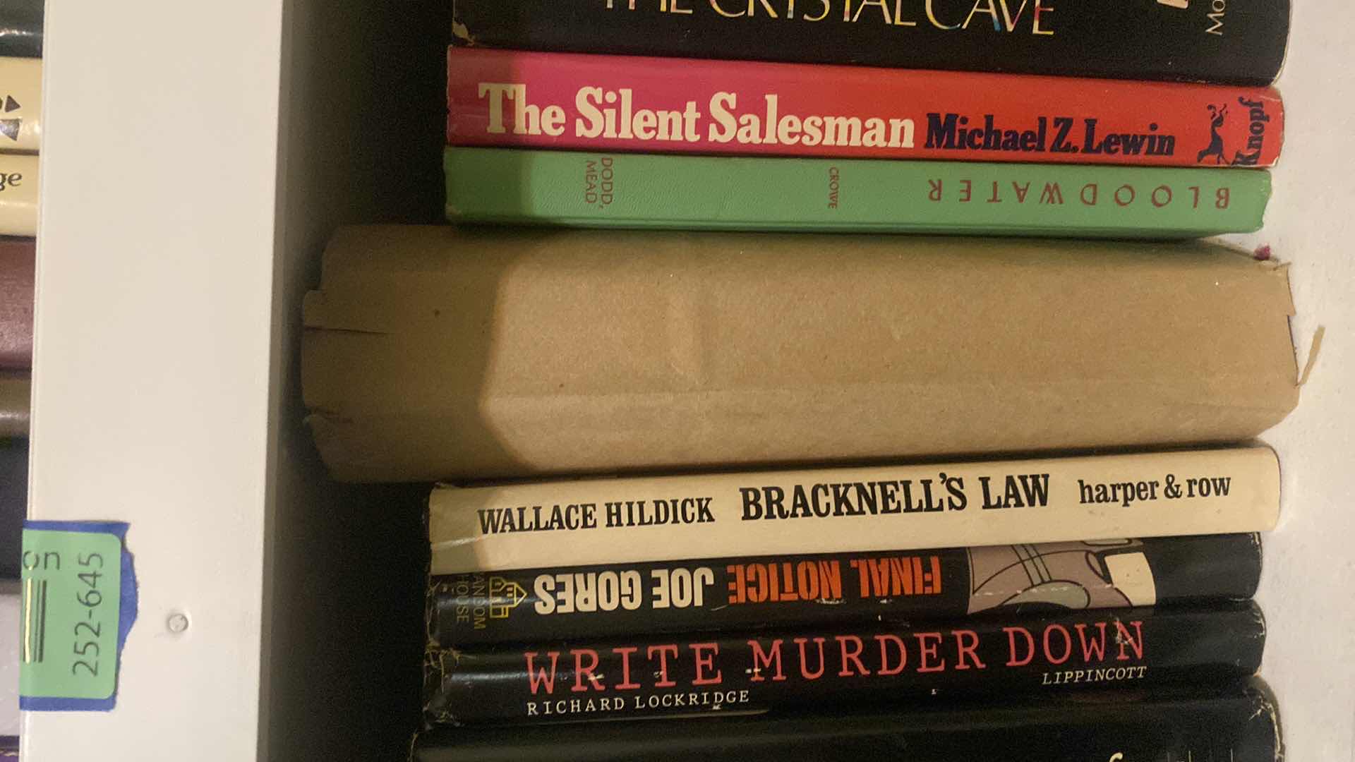 Photo 1 of 1 SHELF OF BOOKS - VARIOUS GENRES