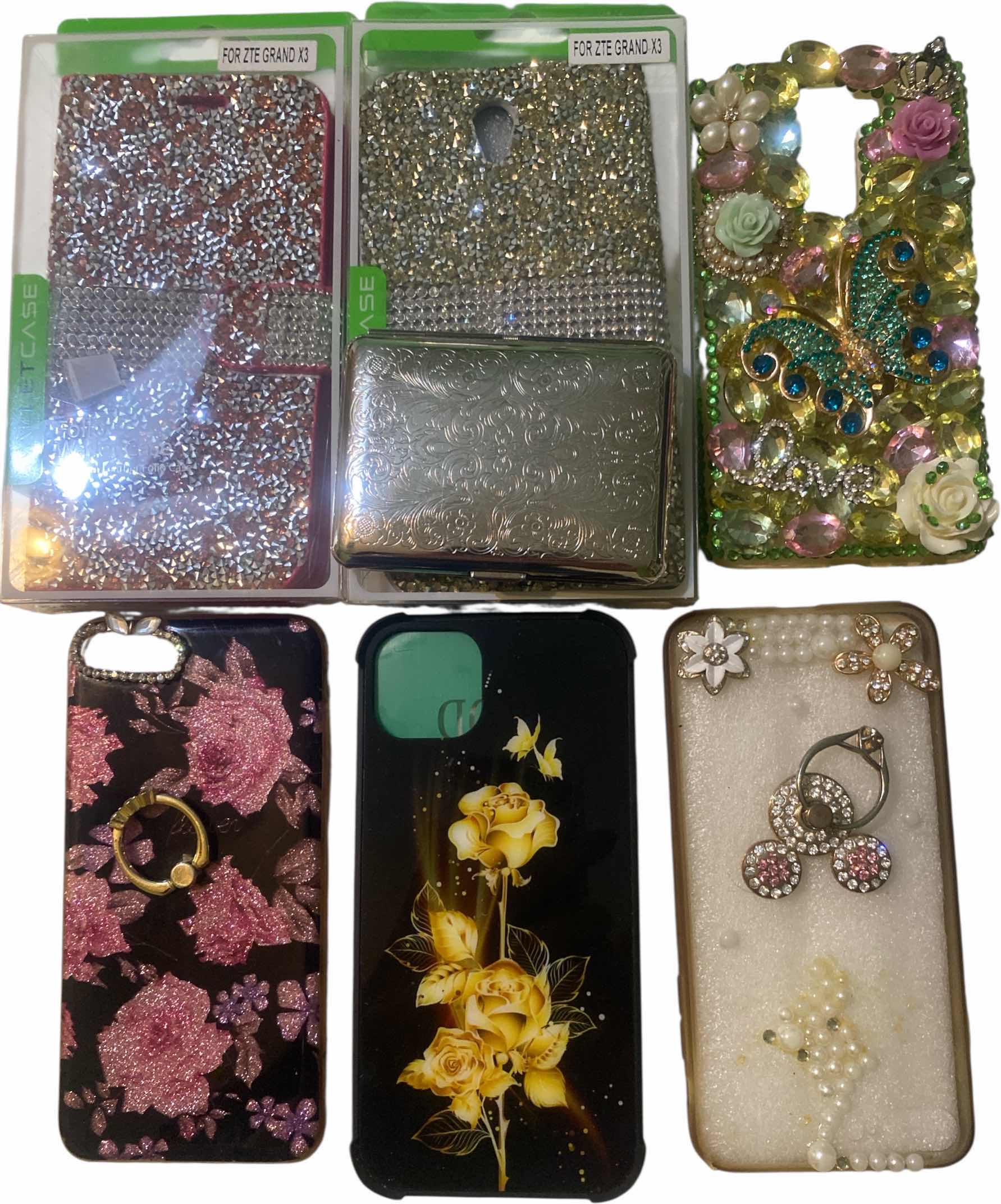 Photo 1 of 6 - PHONE PROTECTORS & 1 BUSINESS CARD HOLDER