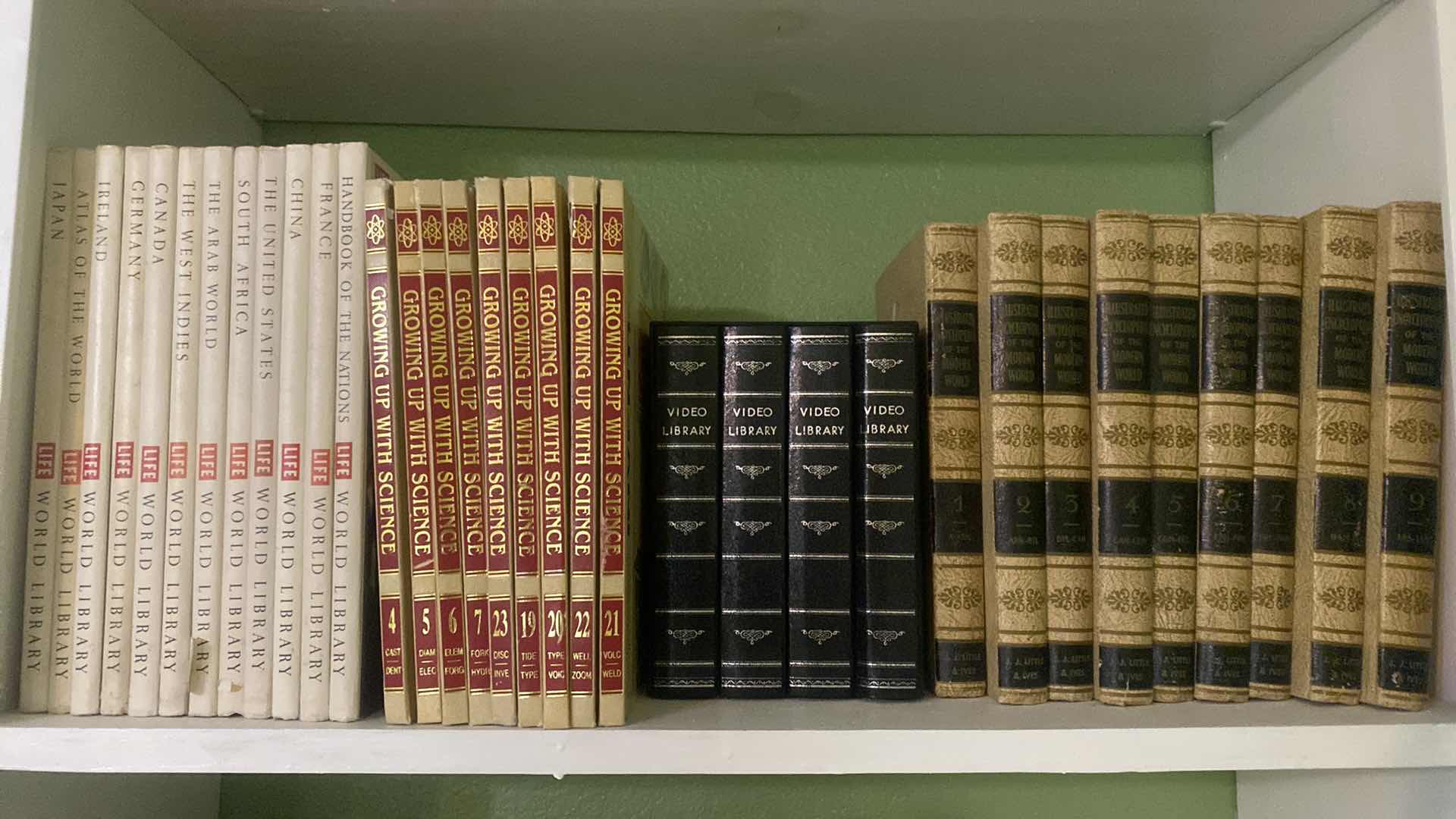 Photo 1 of 1 SHELF OF BOOKS - VARIOUS GENRES
