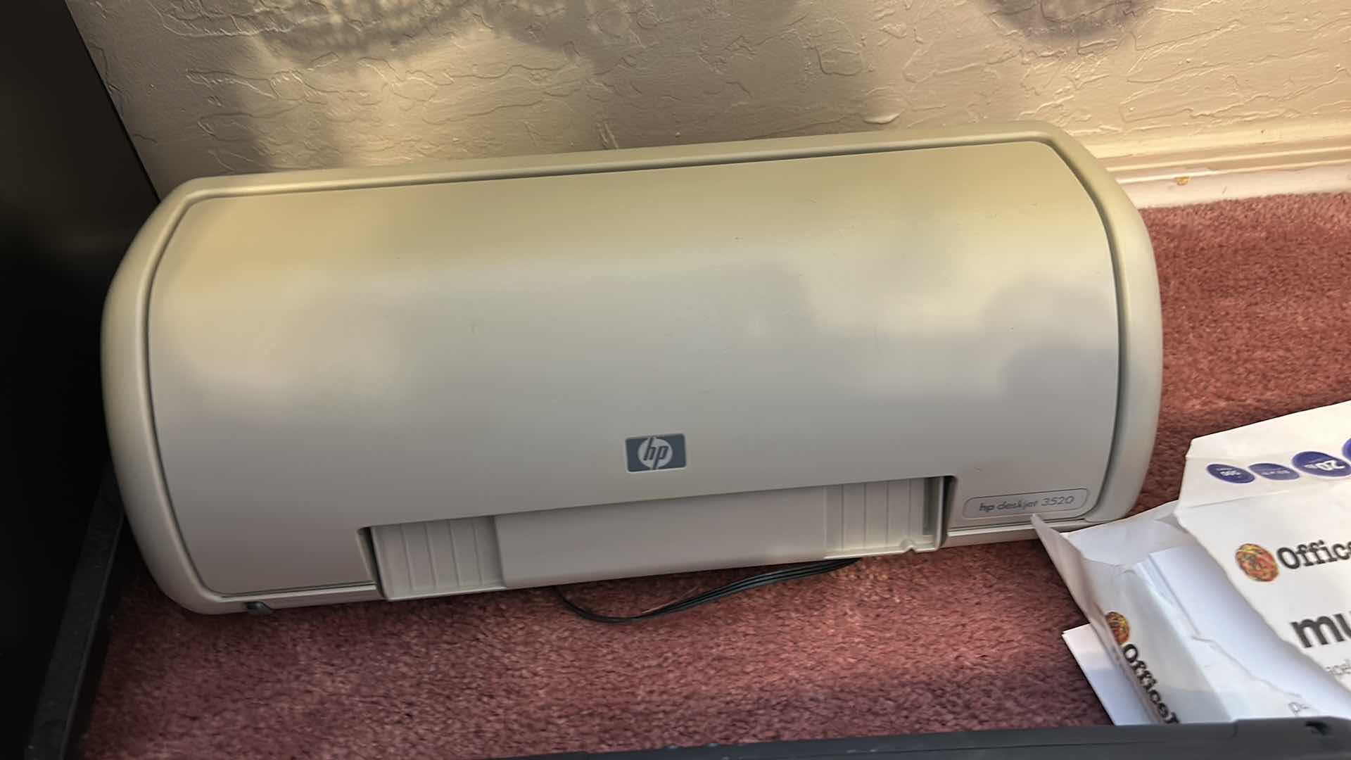 Photo 1 of TOSHIBA LAPTOP COMPUTER, HP PRINTER AND PAPER