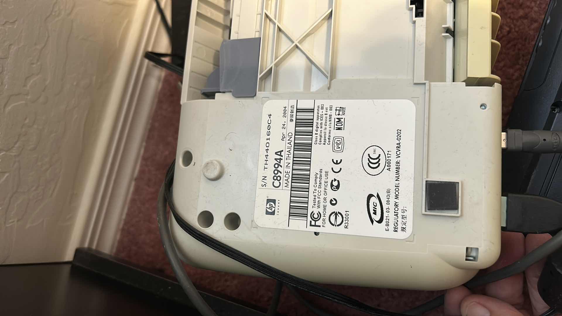 Photo 1 of TOSHIBA LAPTOP COMPUTER, HP PRINTER AND PAPER