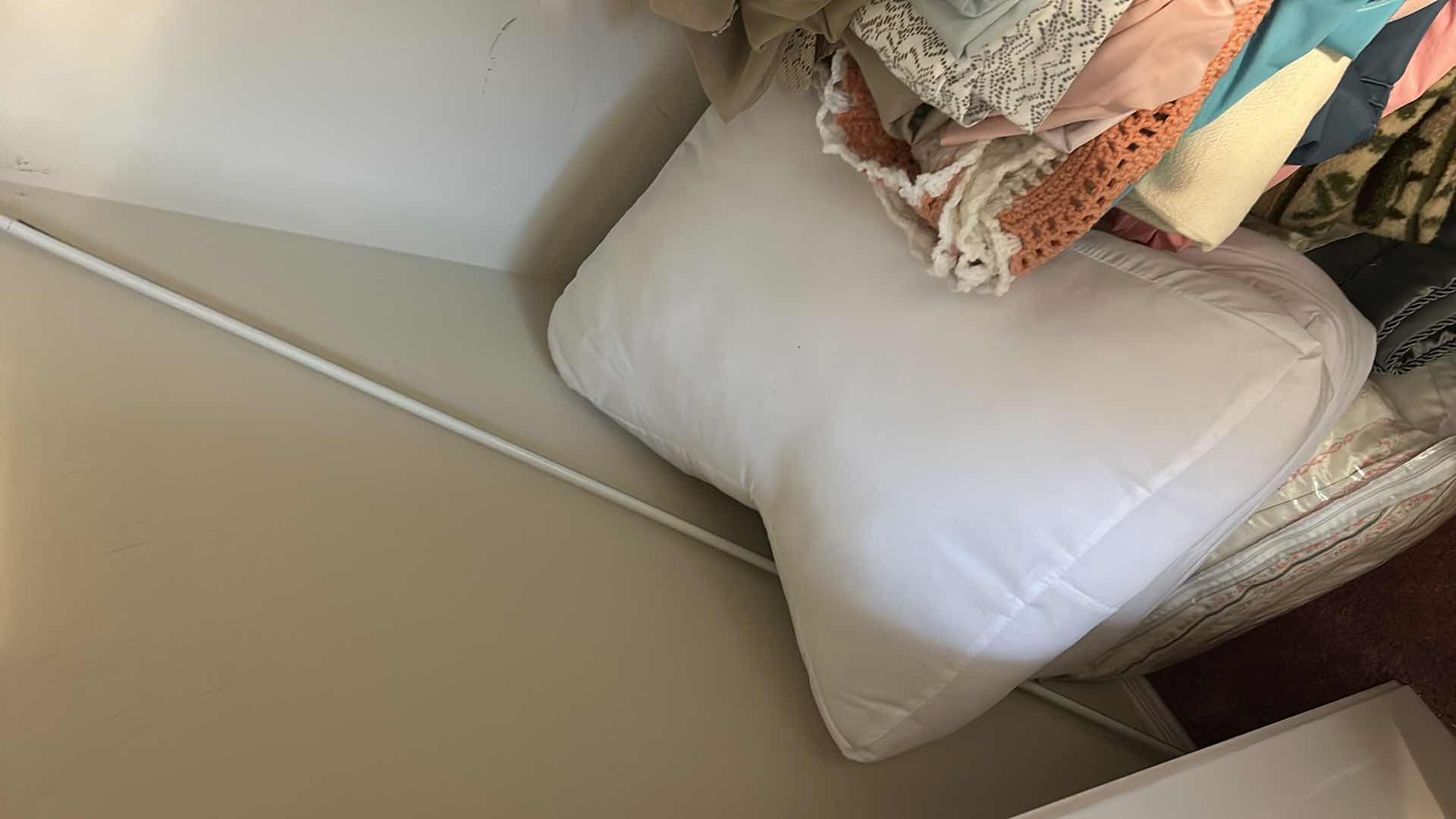 Photo 1 of CONTENTS OF CLOSET- PILLOWS, SHEETS, BEDDING AND MORE