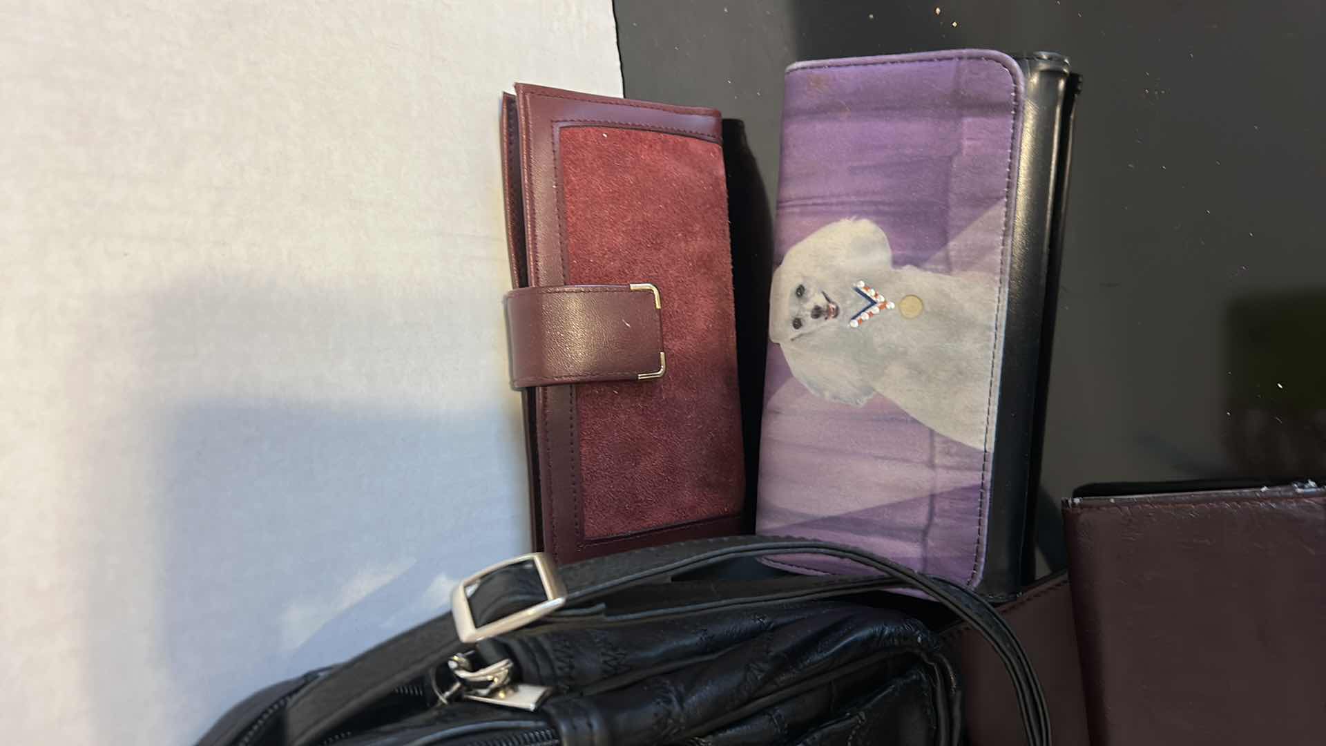 Photo 1 of LEATHER CARRYING CASE AND WALLET ASSORTMENT