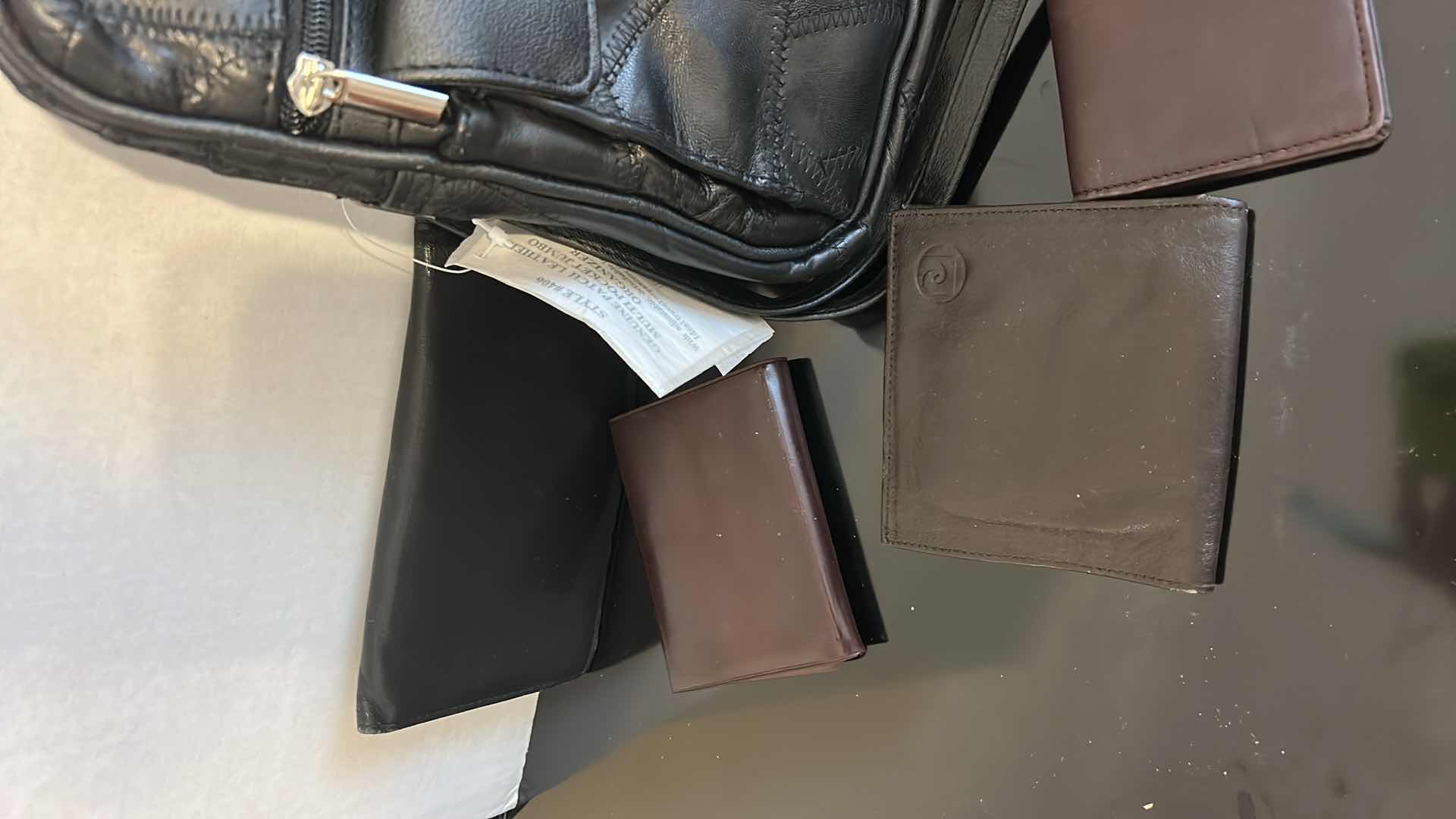 Photo 1 of LEATHER CARRYING CASE AND WALLET ASSORTMENT