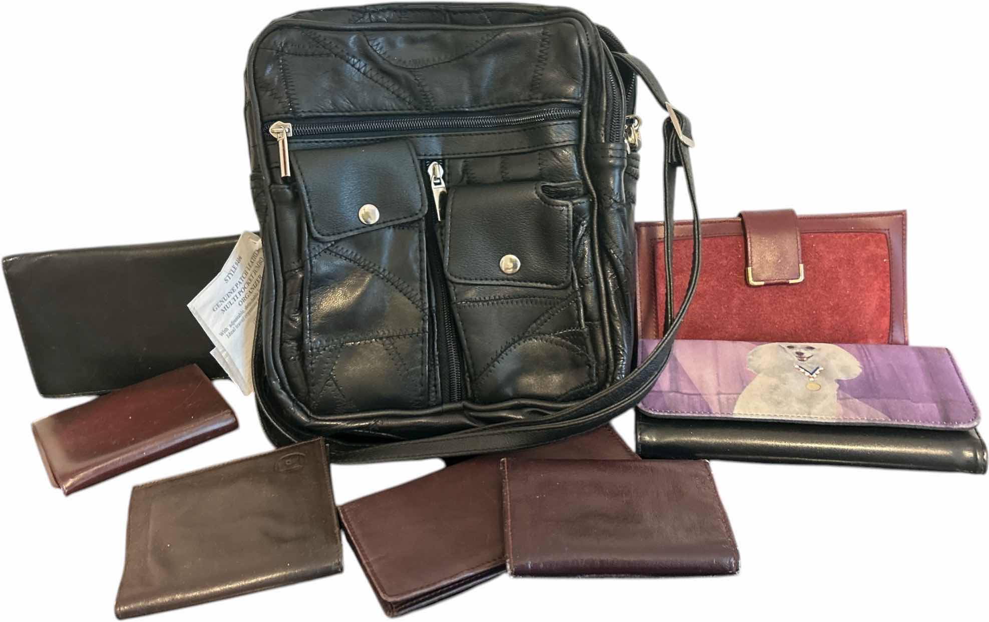Photo 1 of LEATHER CARRYING CASE AND WALLET ASSORTMENT