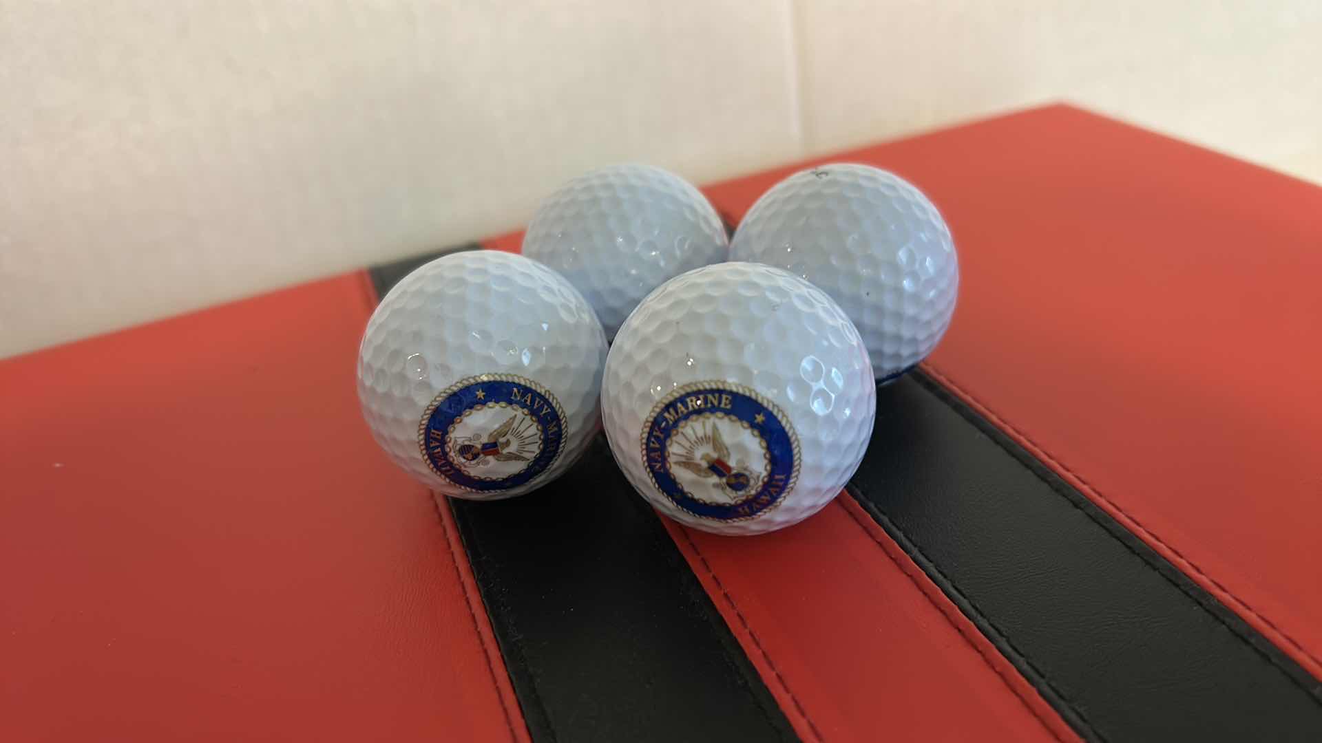 Photo 1 of BACKGAMMON SET AND 4 GOLF BALLS
