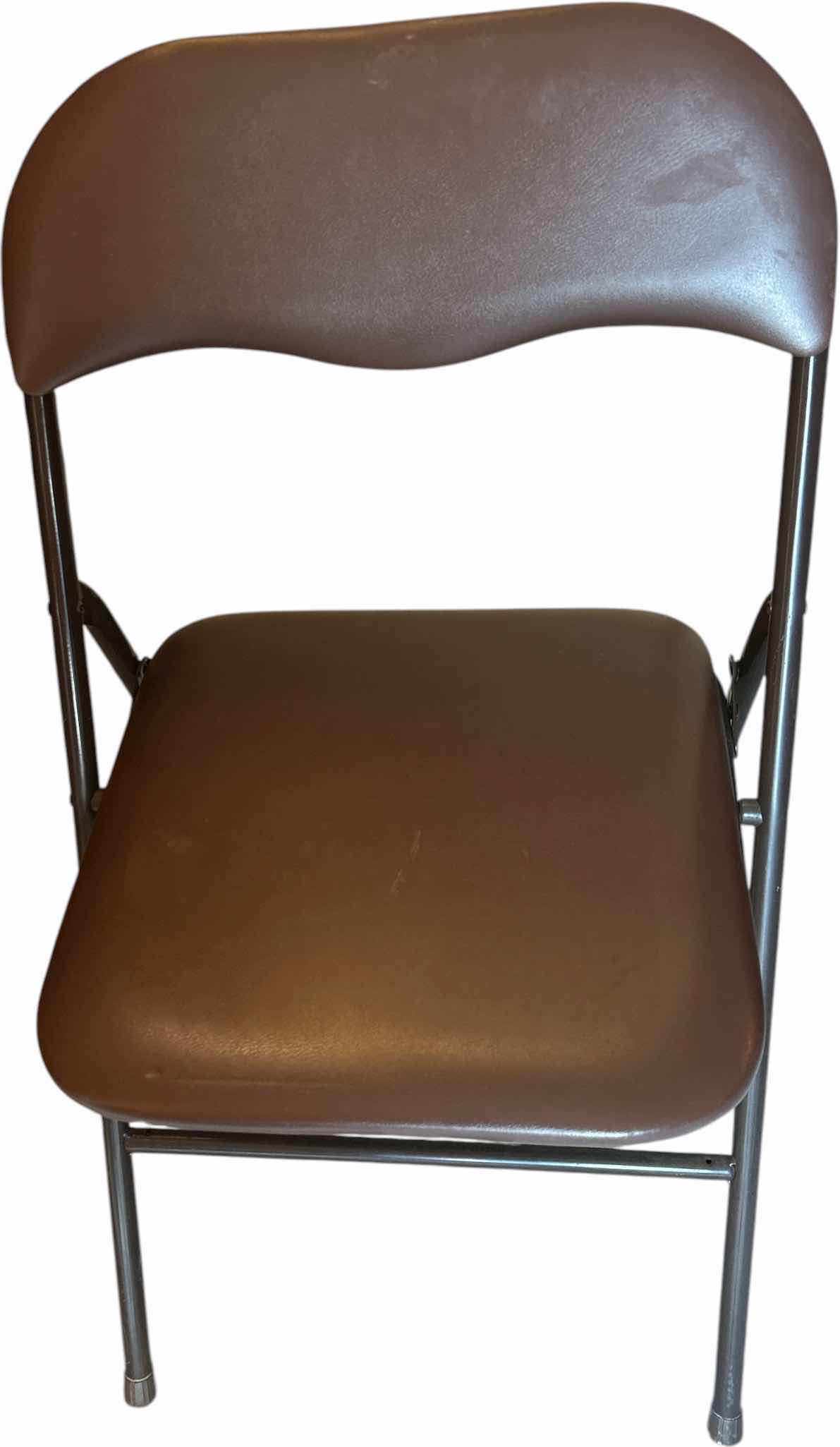 Photo 1 of 4 FOLD UP CHAIRS FOR CARD TABLE (NO CARD TABLE, CHAIRS ONLY