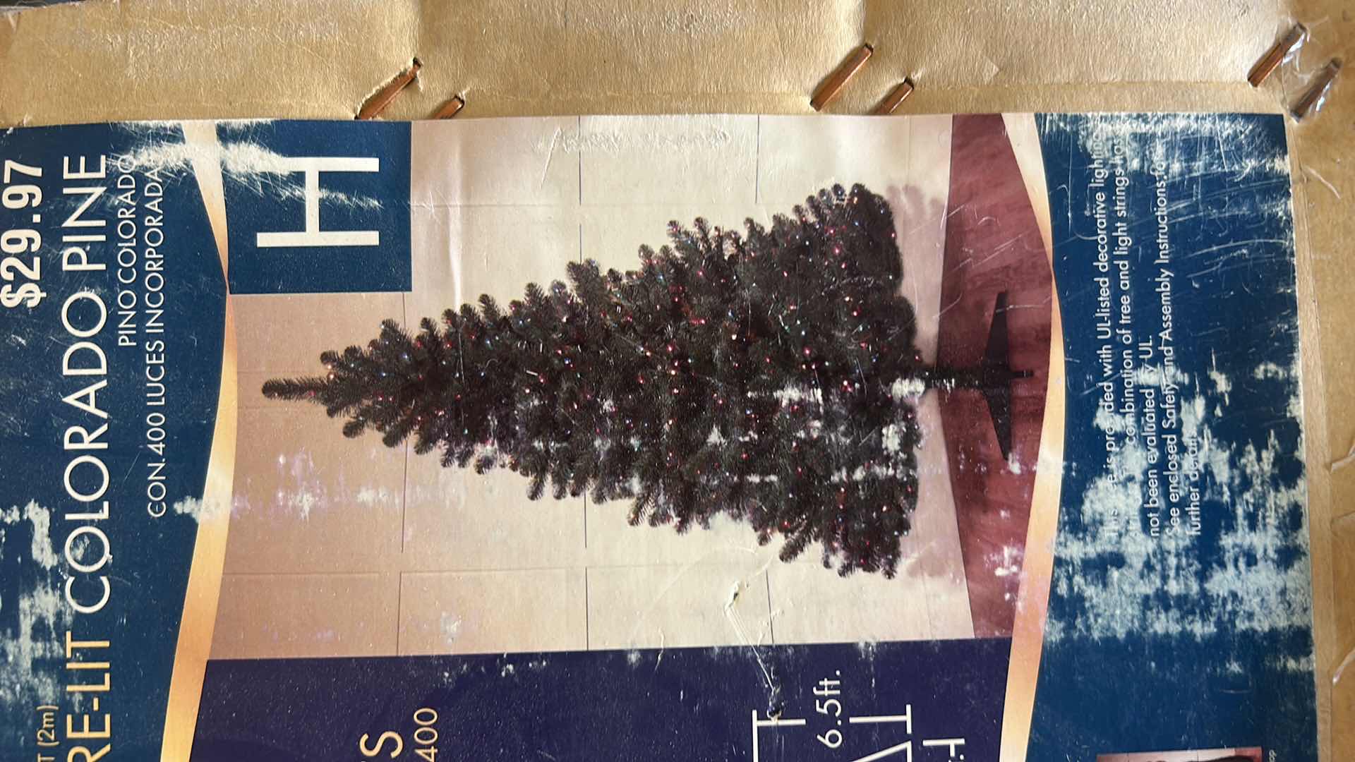 Photo 1 of 6.5’ Pre  CoLORADO PINE CHRISTMAS TREE