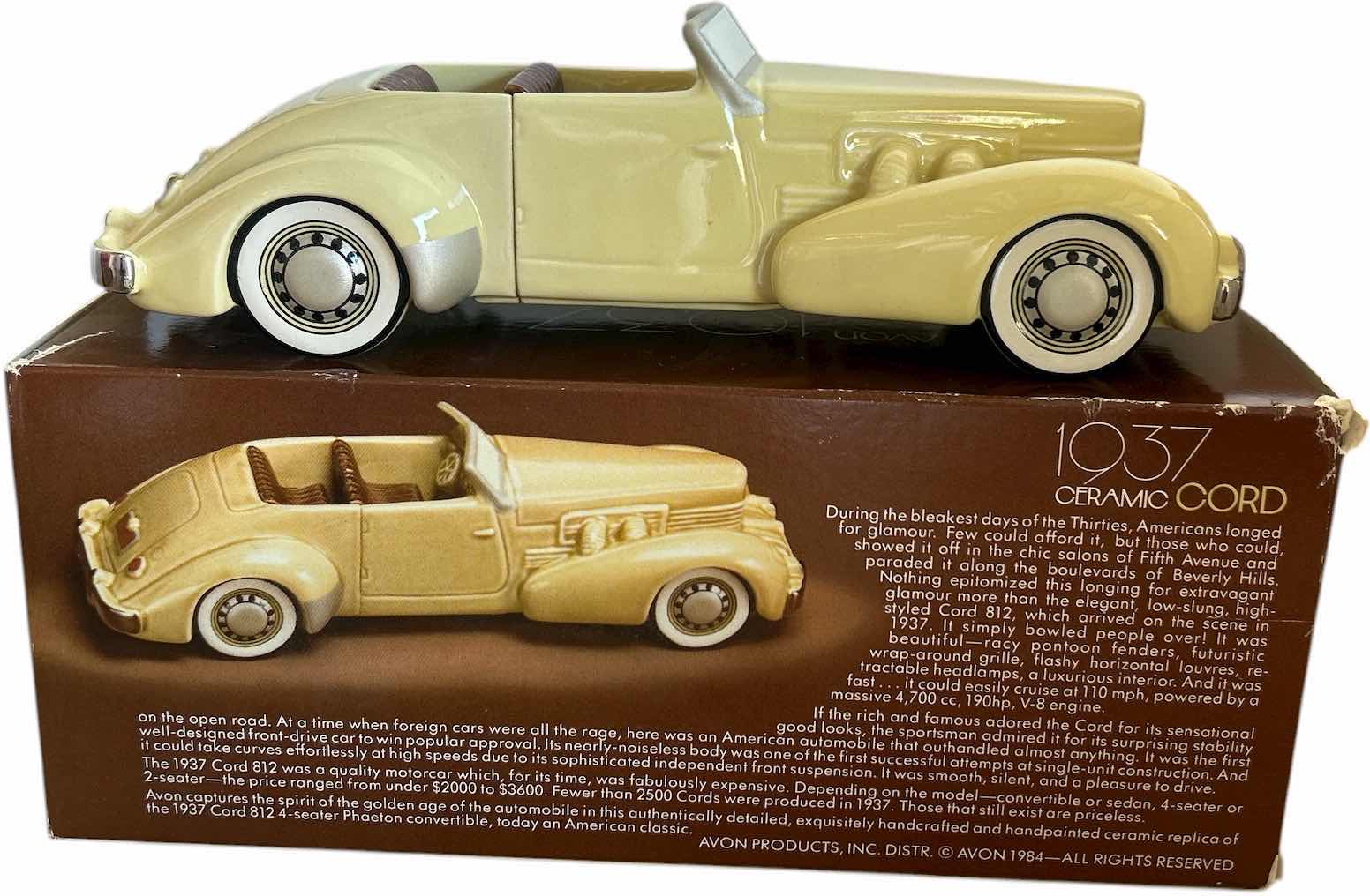 Photo 1 of AVON 1932 CERAMIC CORD