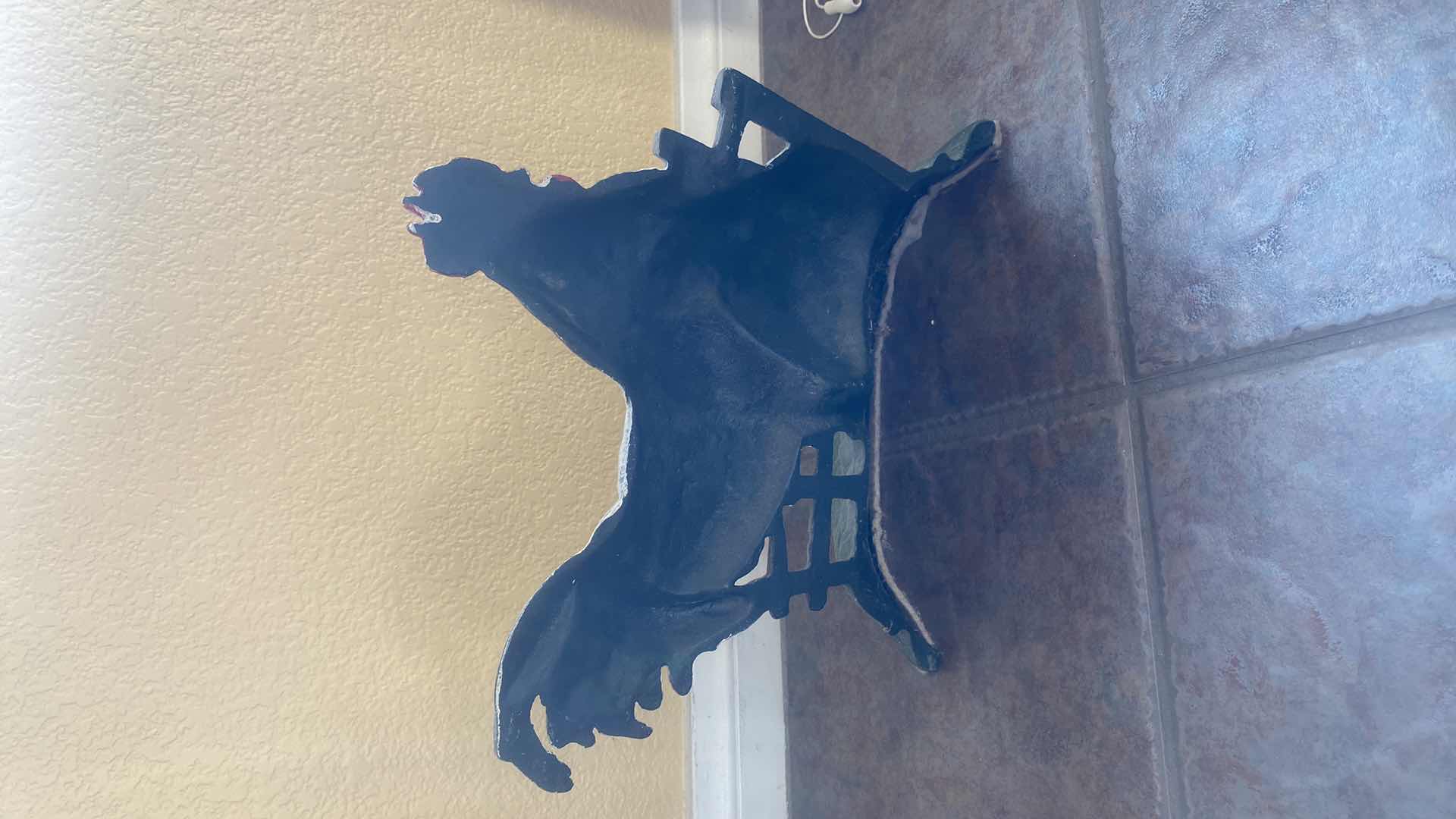 Photo 1 of HEAVY ROOSTER & CHICKEN DOOR STOP 10 1/2” x 12”