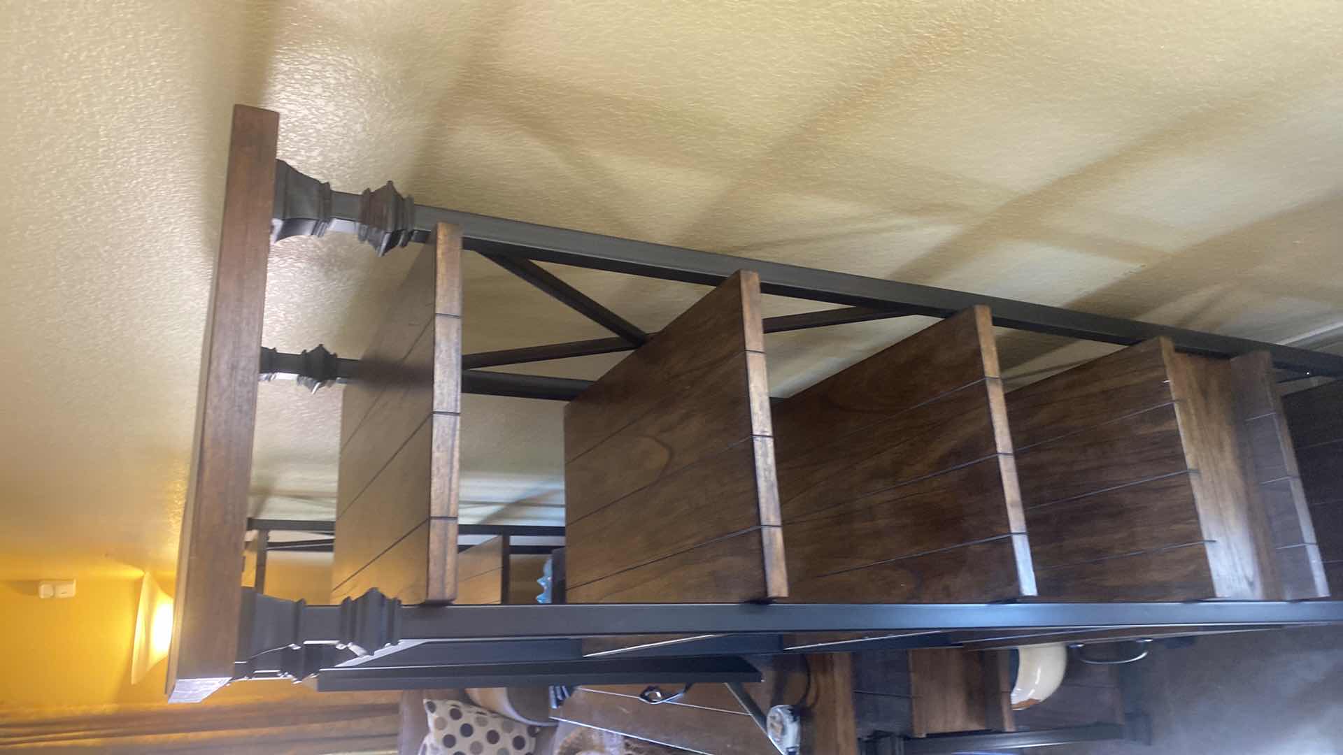 Photo 1 of DARK WOOD & IRON ETEGAE WITH 1 DRAWER 21“ x 16“ H68” (2 available Each sold separately)