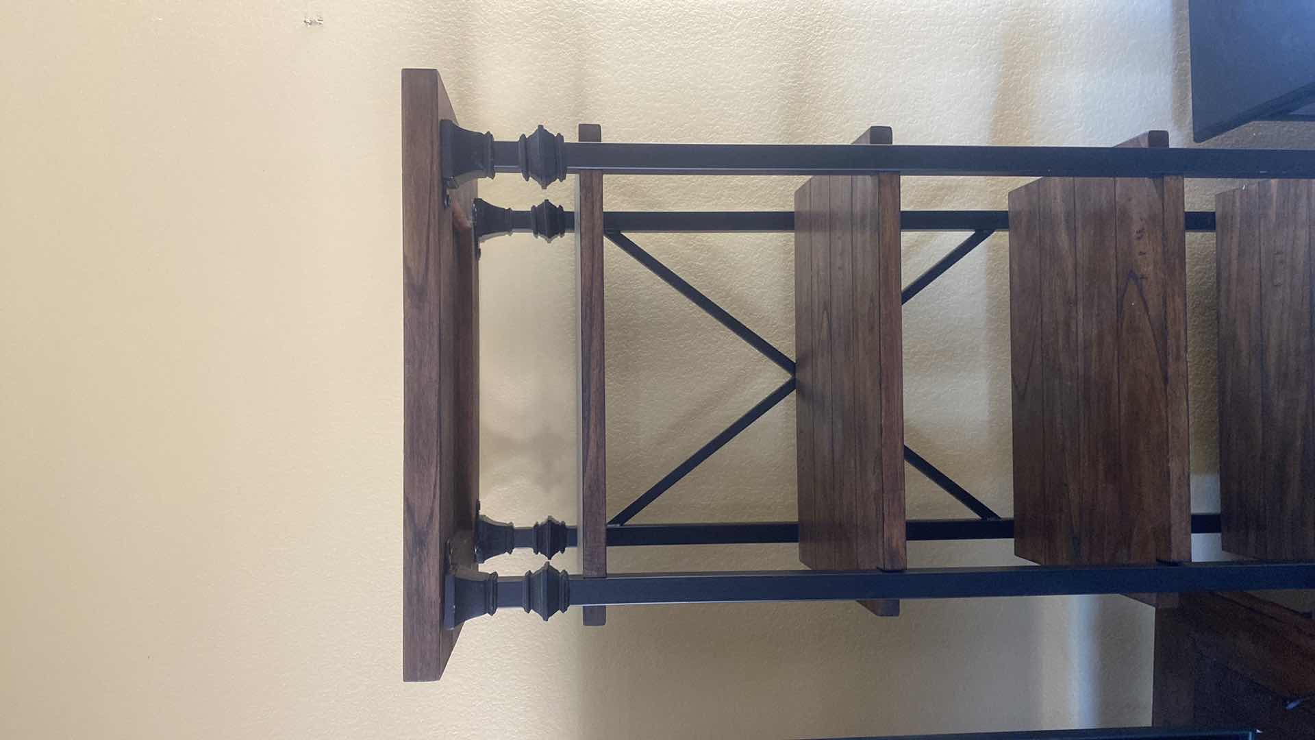 Photo 1 of DARK WOOD & IRON ETEGAE WITH 1 DRAWER 21“ x 16“ H68” (2 available Each sold separately)