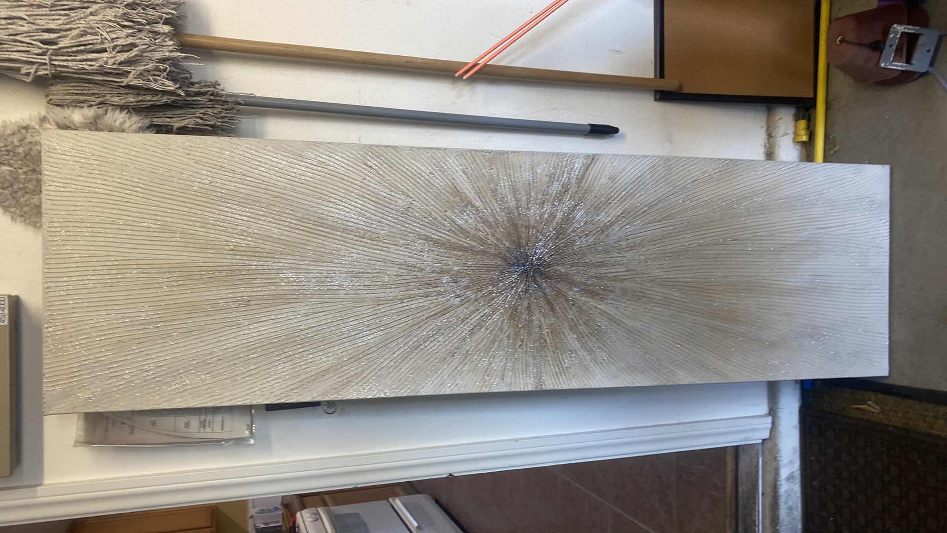 Photo 1 of CANVAS MODERN STARBURST ARTWORK 19 1/2” x 71”