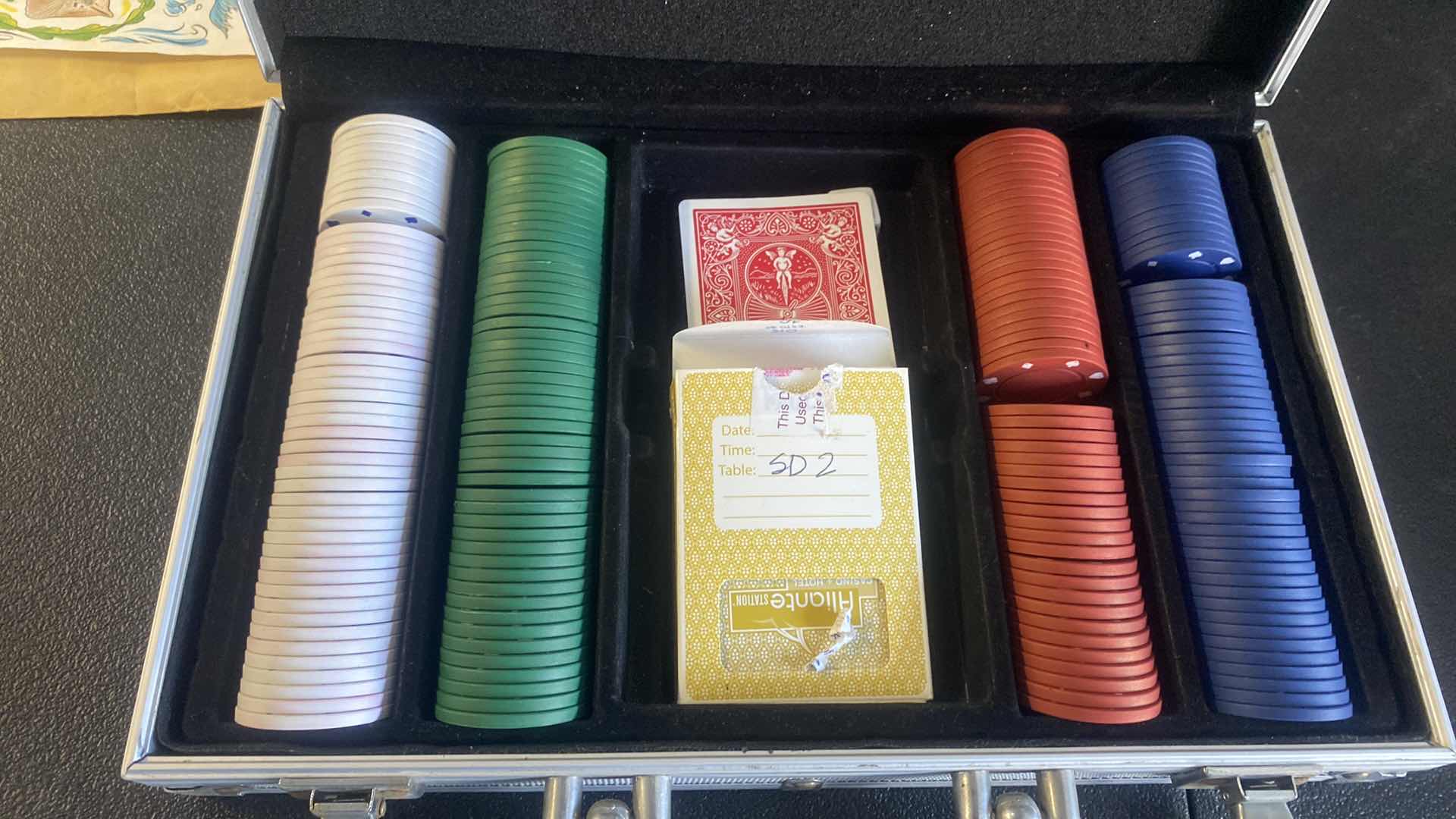 Photo 1 of POKER CHIPS & CARDS