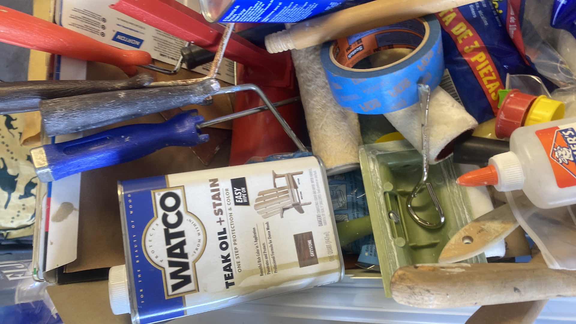 Photo 1 of TOTE & BUCKET IF PAINT SUPPLIES