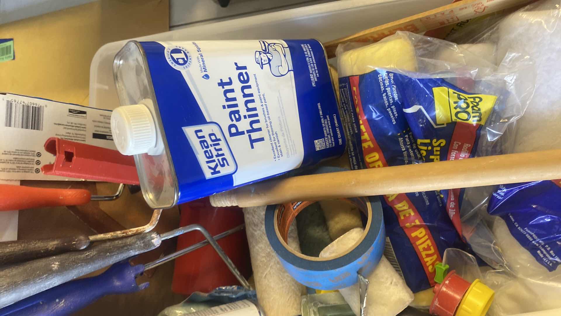 Photo 1 of TOTE & BUCKET IF PAINT SUPPLIES