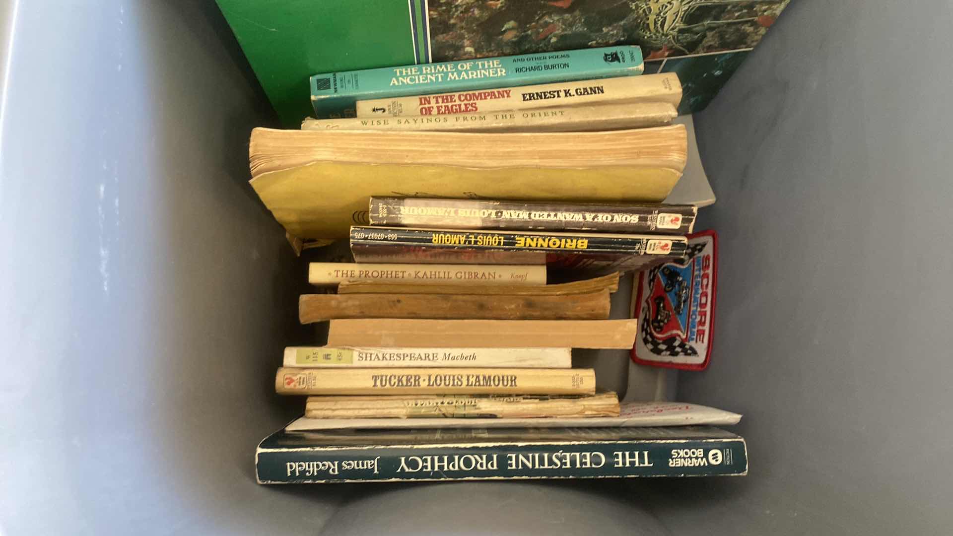 Photo 1 of TOTE OF BOOKS