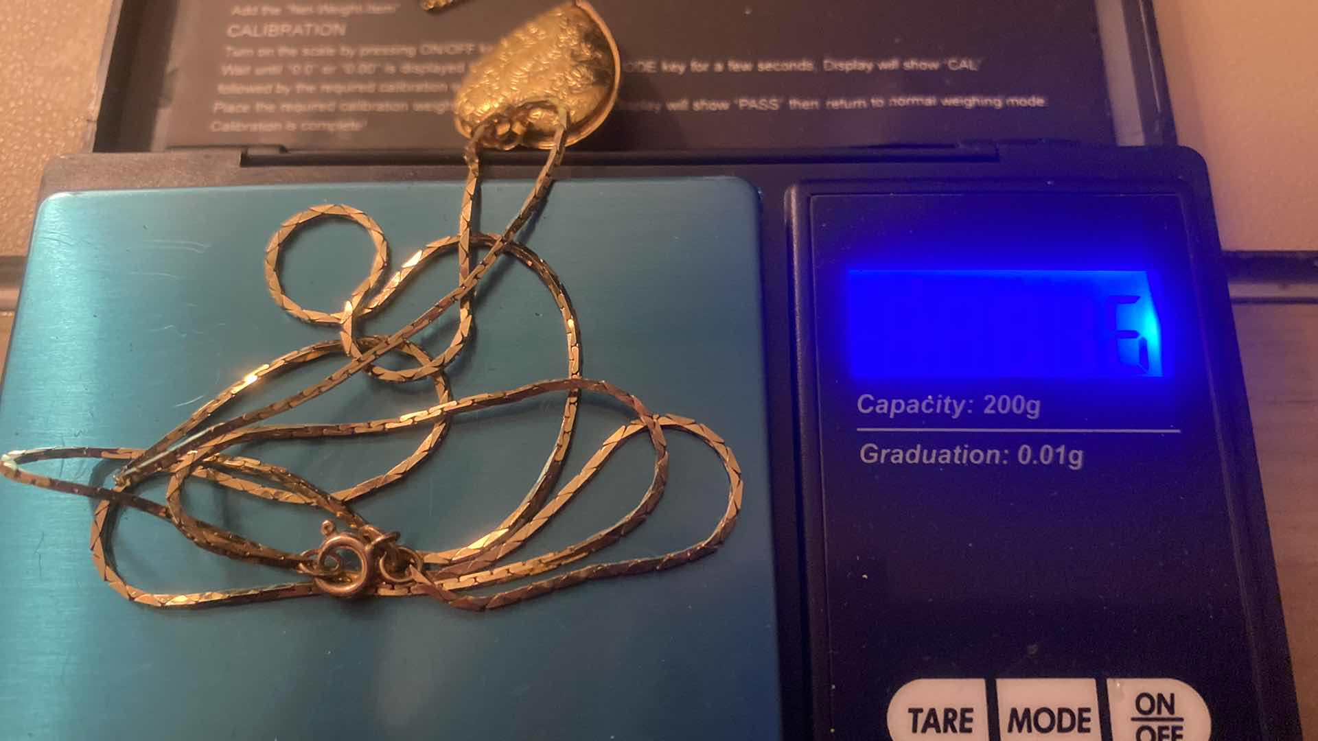 Photo 1 of 14K GOLD  VATICAN LIBRARY COLLECTION RED ENAMELED CROSS 23” NECKLACE FROM ITALY, CHAIN WEIGHT 6.16g