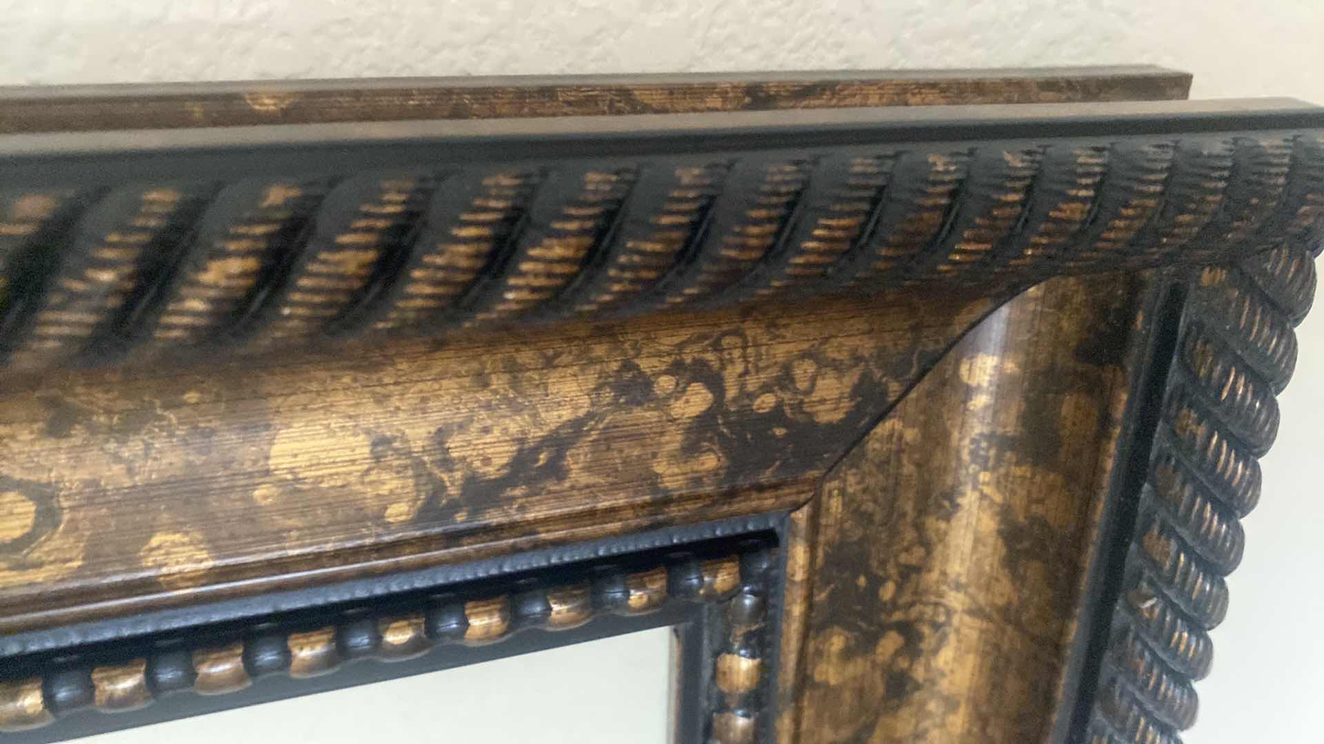 Photo 1 of ORNATE WOOD FRAMED ART PRINT “VENIZIA PETITE I” SIGNED GIANNI MANCINI ARTWORK 46“ x 34“