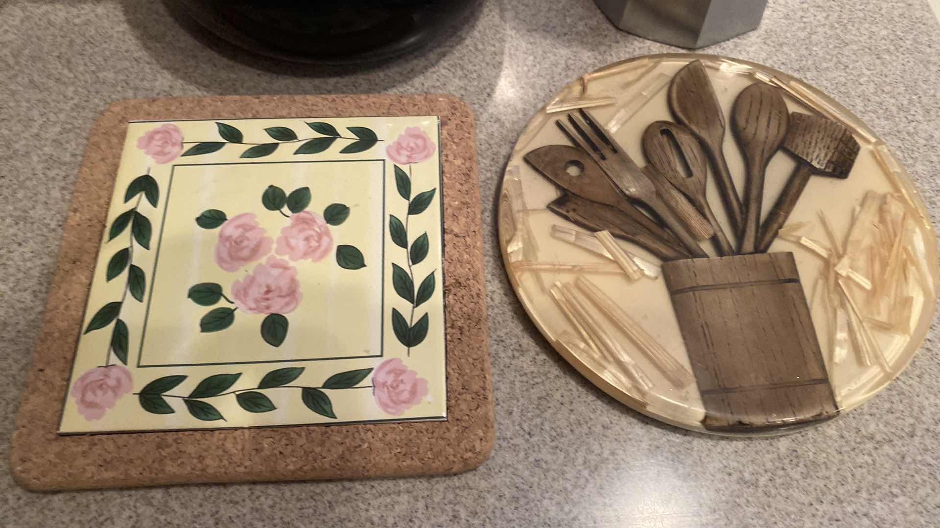 Photo 1 of TEA KETTLE, MOLA POT COFFEE MAKER & 2 TRIVETS