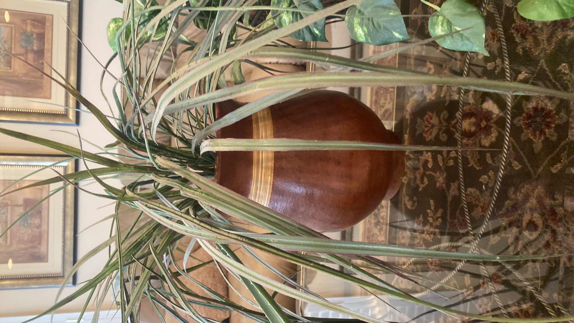 Photo 1 of 3-FAUX PLANTS LARGEST H22”