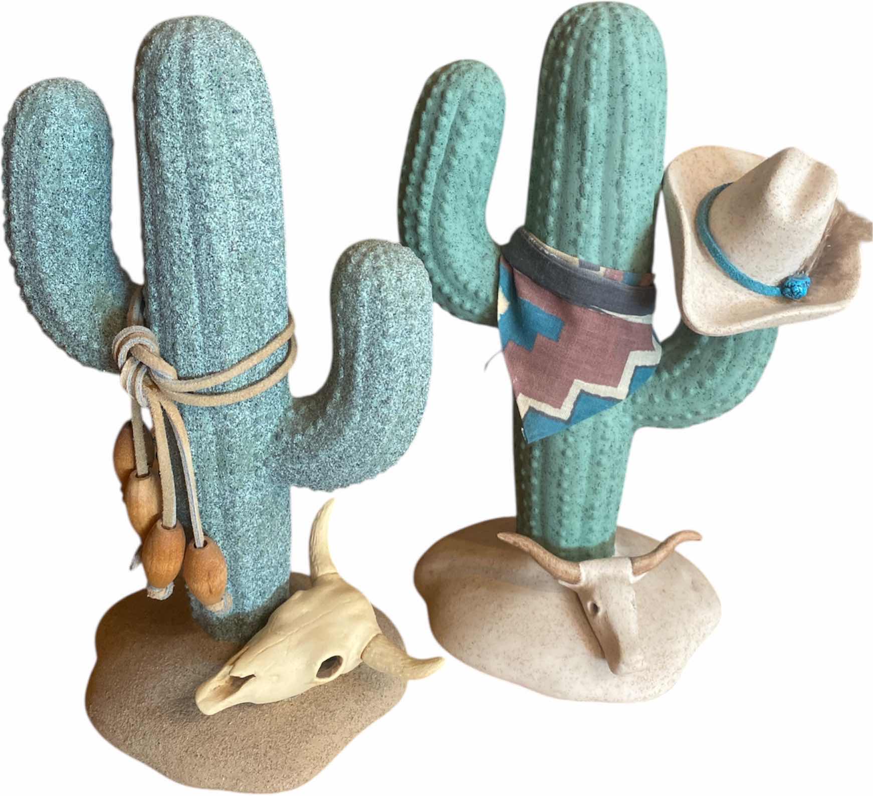 Photo 1 of PAIR OF SOUTHWEST CACTUS H10”