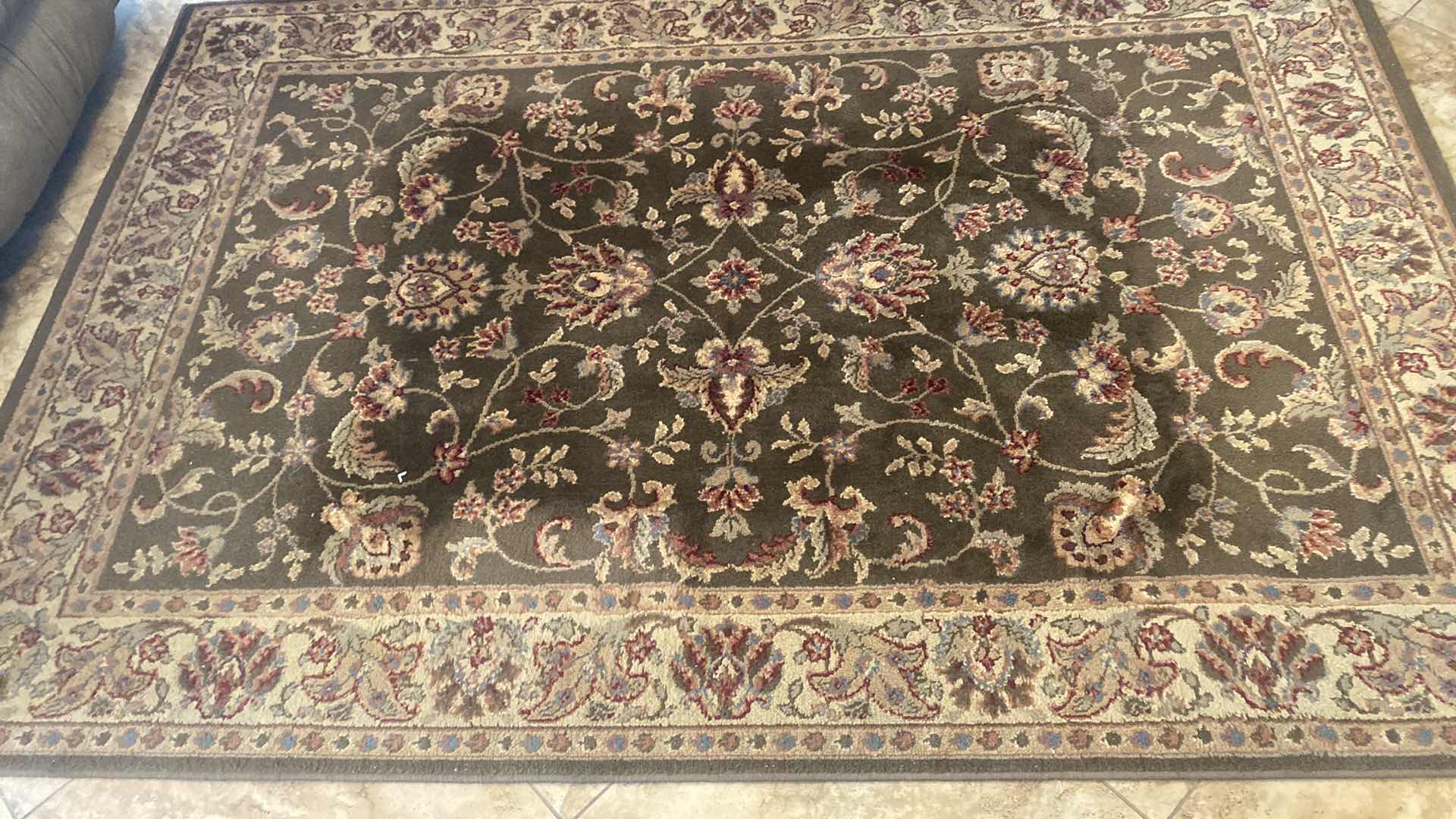 Photo 1 of TRADITIONAL AREA RUG WITH PAD GREEN 63” x 93”