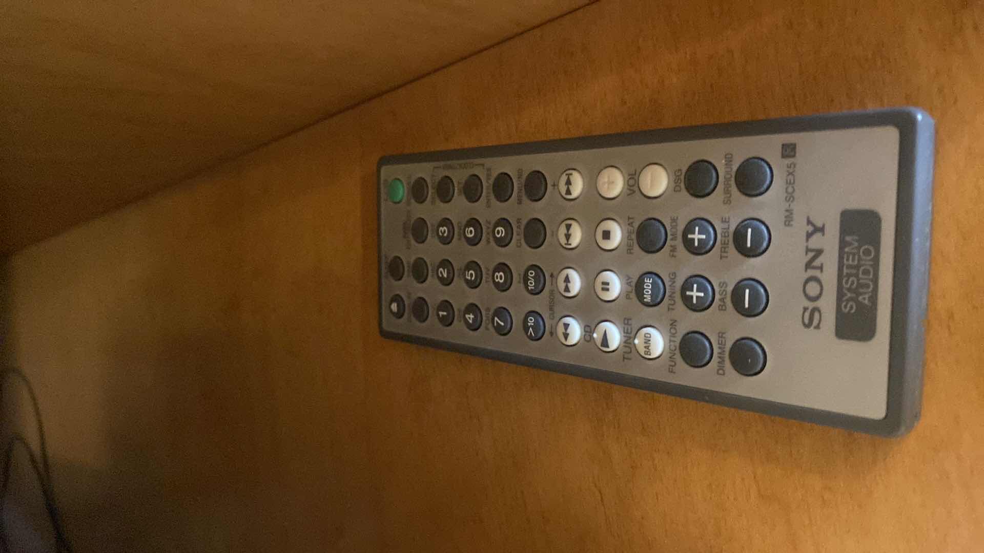 Photo 1 of SONY CD RADIO WITH SPEAKERS & REMOTE