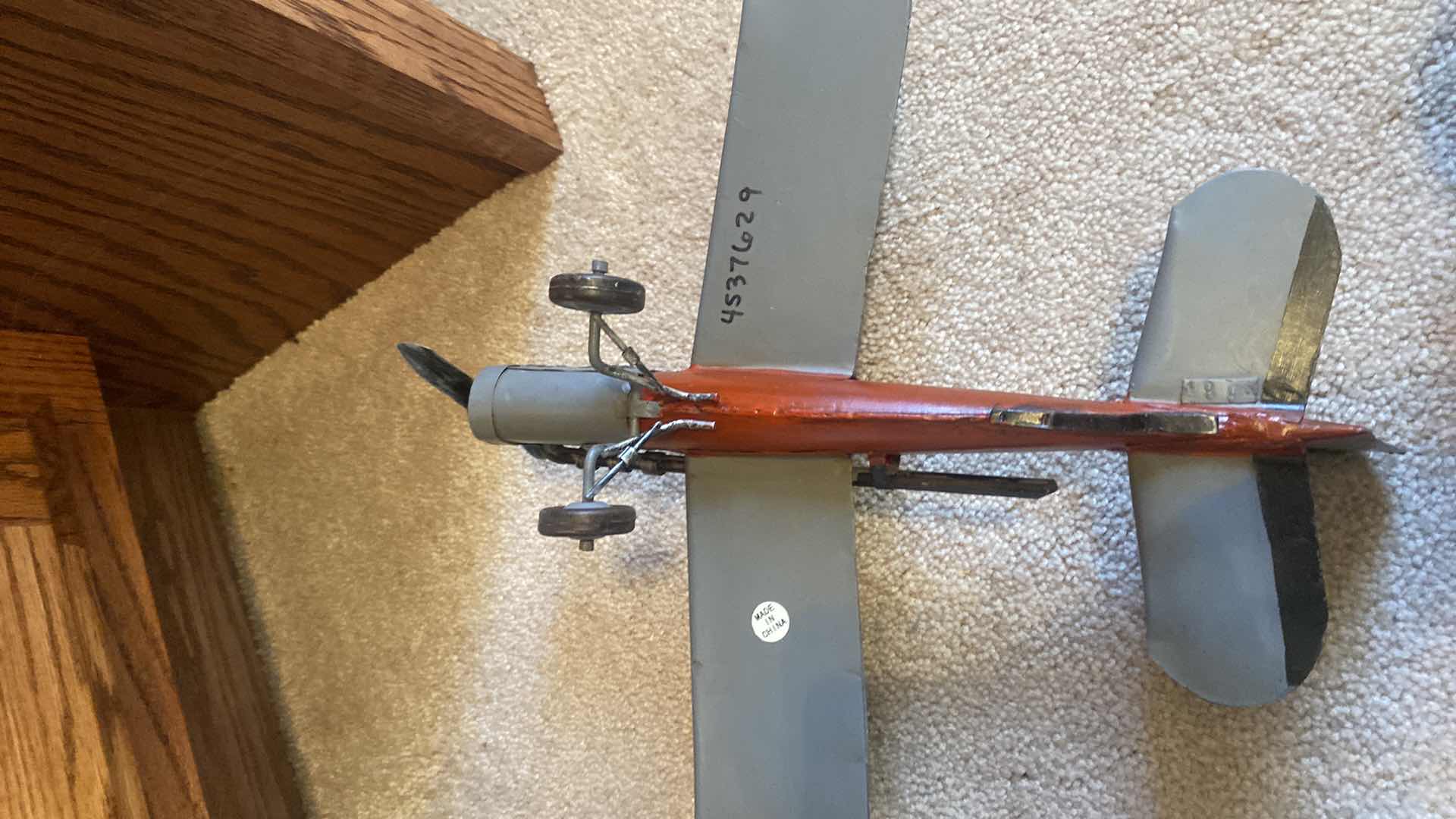 Photo 1 of METAL RED BARON WORLD WAR 1 PLANE 12” x 5 1/2”