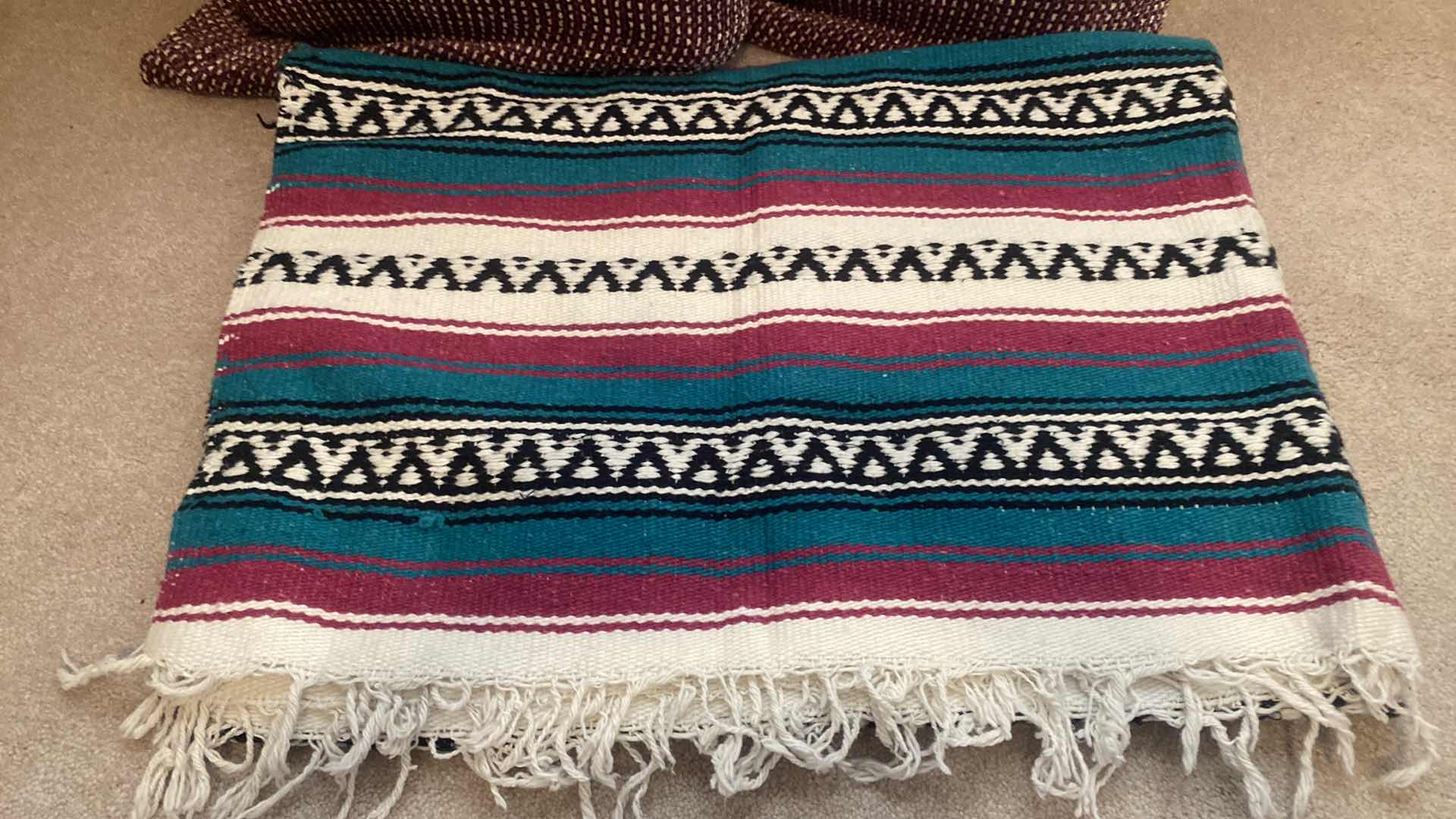 Photo 1 of THROW & 2 TOSS PILLOWS