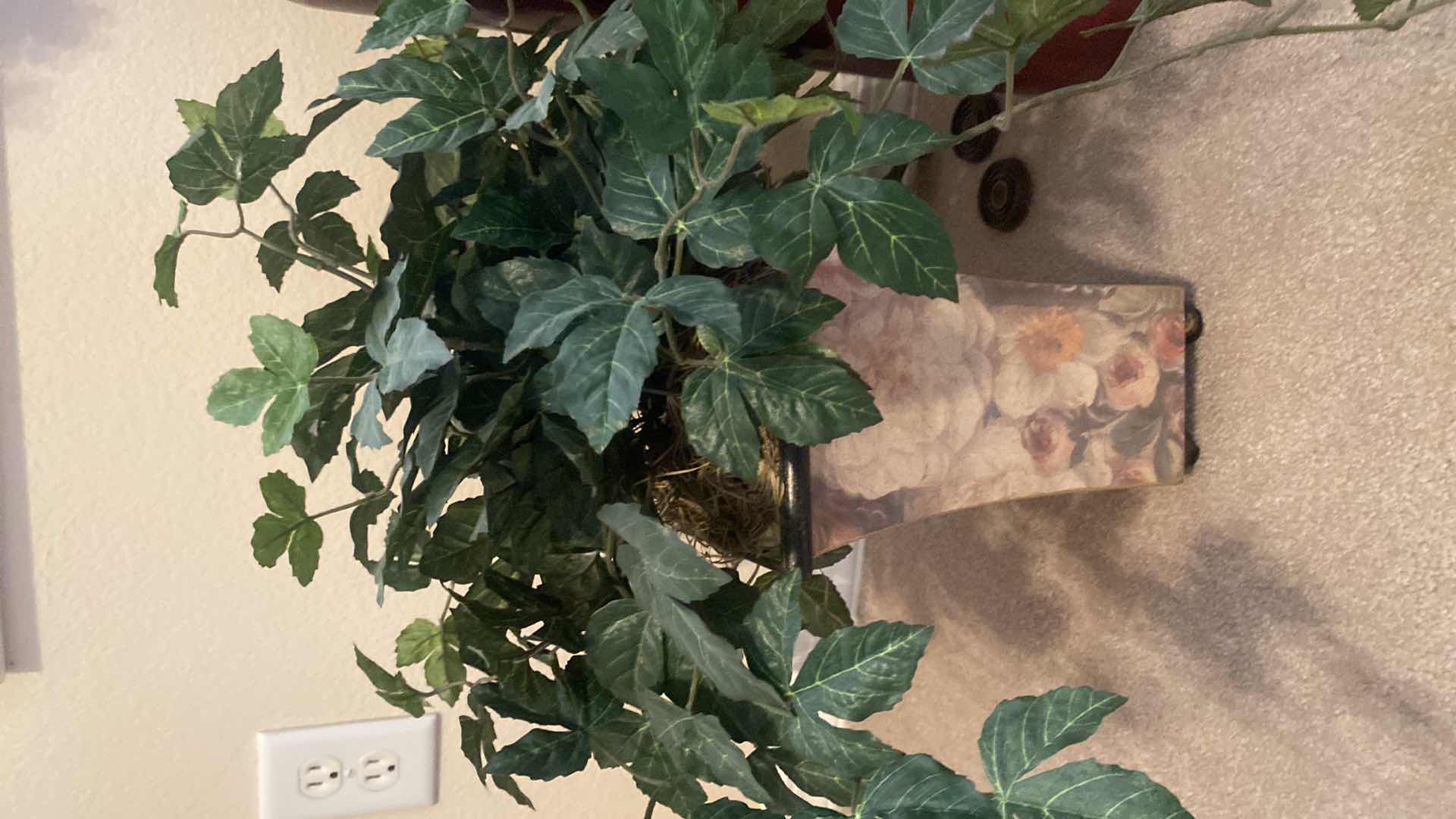 Photo 1 of 3-FAUX FLORALS TALLEST VASE H26” EXCLUDING FLORAL