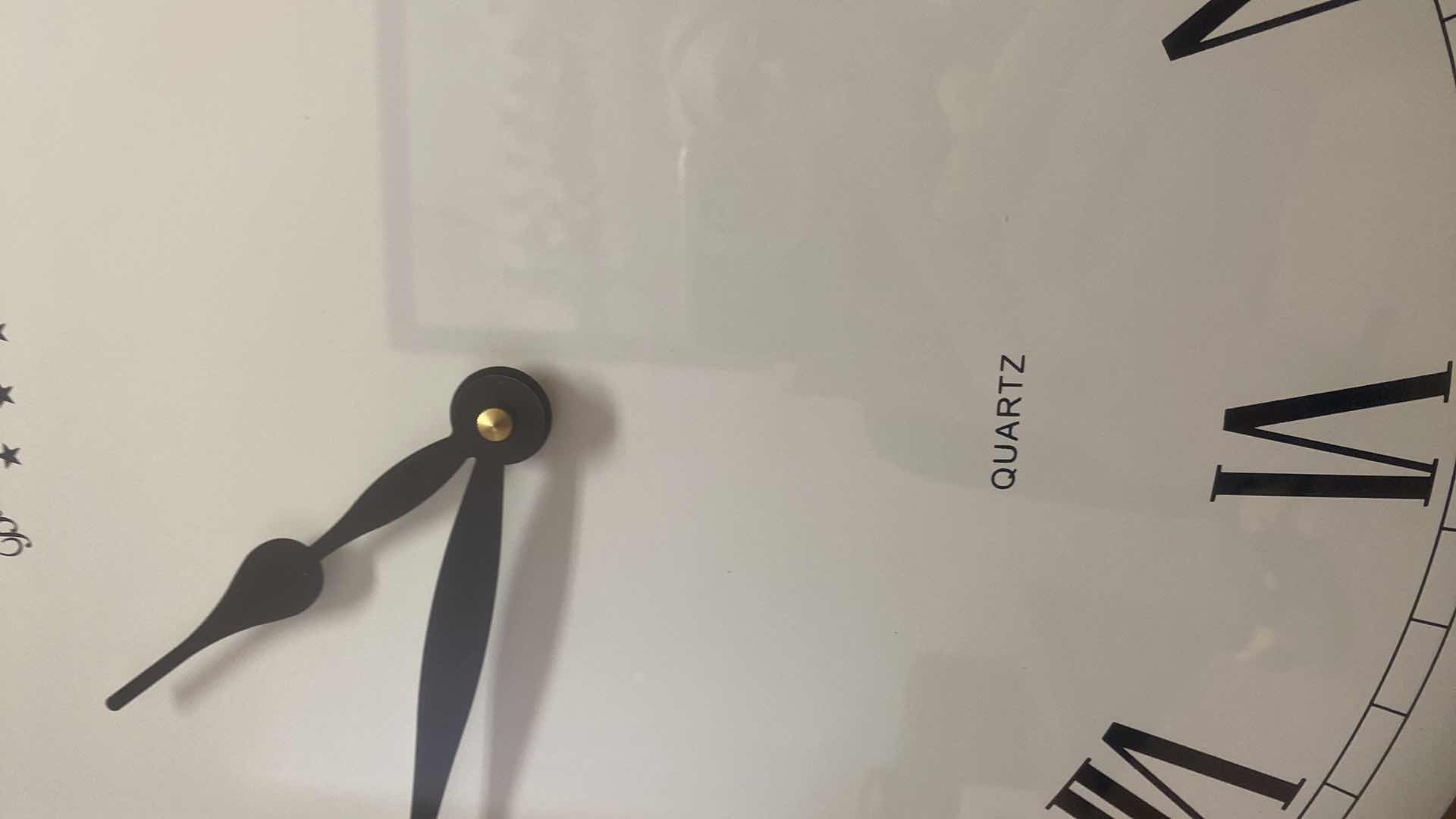 Photo 1 of BOSTON CLOCK CO QUARTZ WITH WOOD WALL CLOCK 21” x 21”