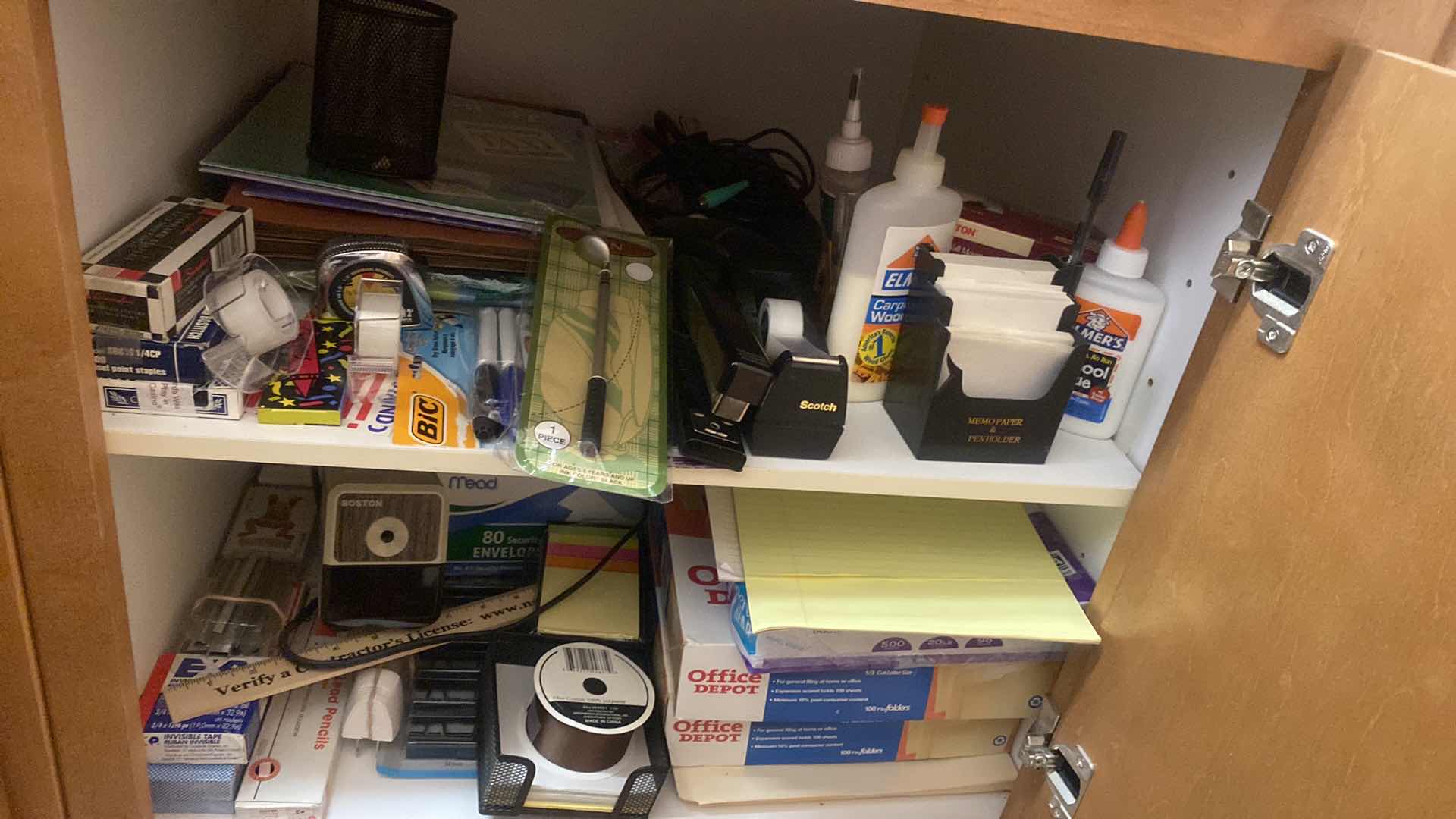 Photo 1 of CONTENTS OF DRAWER & CABINET OFFICE SUPPLIES