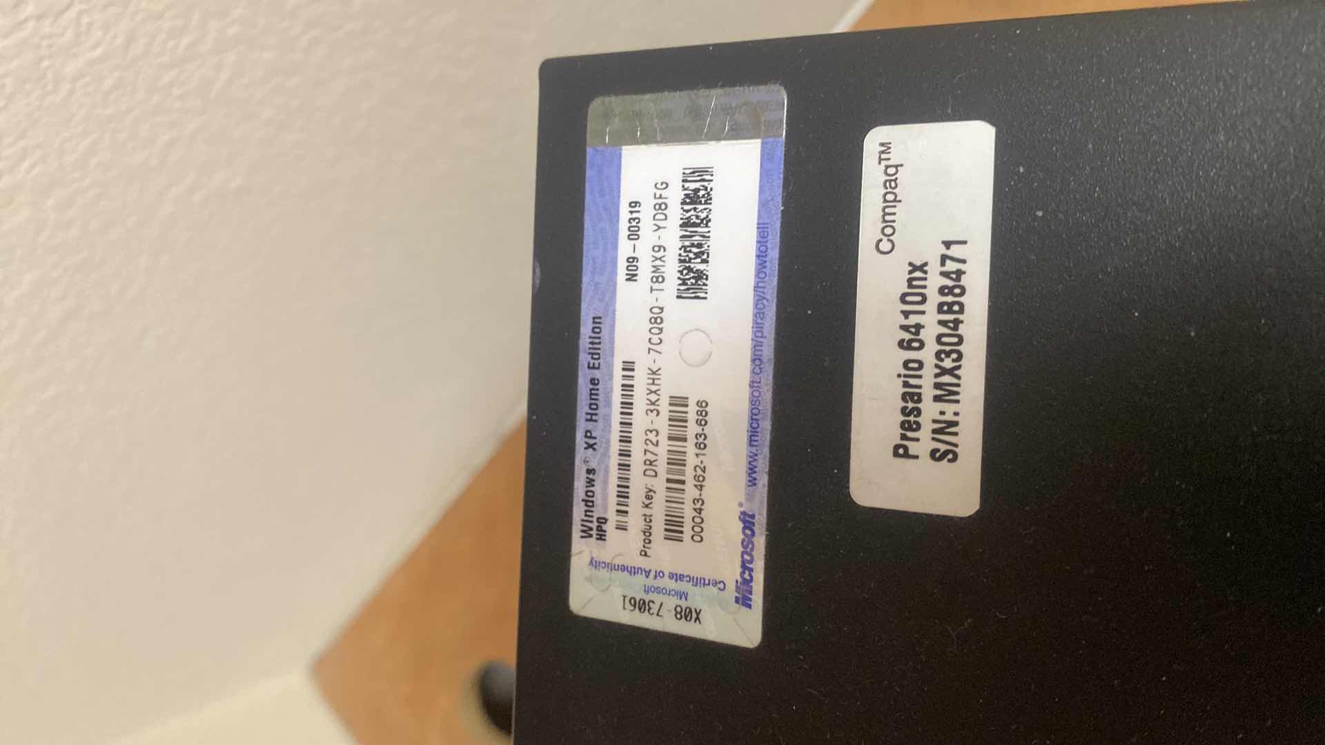 Photo 1 of COMPUTER COMPONENTS - COMPAQ TOWER AND HP 25” MONITOR