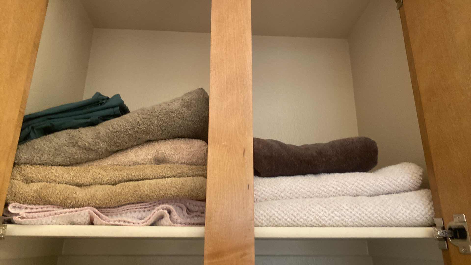 Photo 1 of CONTENTS OF CABINETS - BATH TOWELS & KLEENEX CLEANERS & HEALTH AIDS