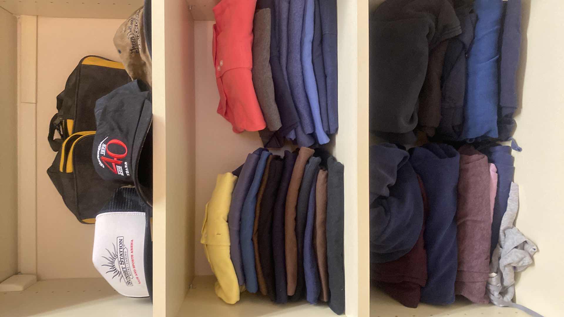 Photo 1 of 3 SHELFS MENS SIZE 2 XL & XL CLOTHING