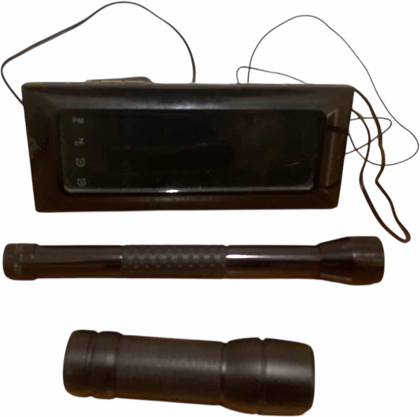 Photo 1 of DIGITAL CLOCK RADIO & 2 FLASHLIGHTS