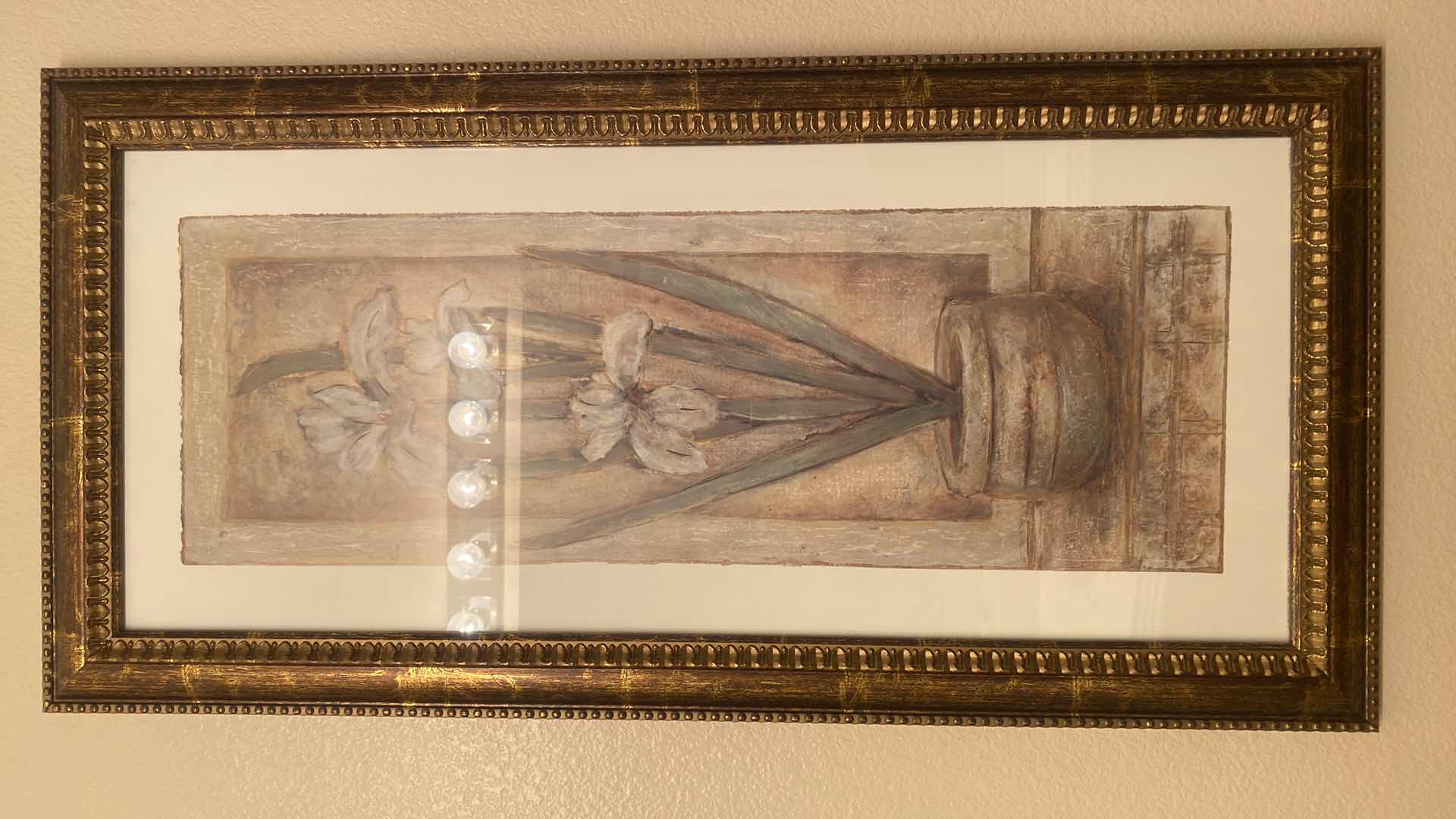 Photo 1 of RESIN FRAMED BOTANICAL PRINT ARTWORK 17 1/2“ x 35 1/2“