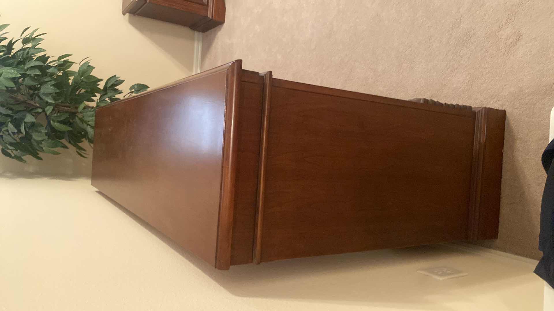 Photo 1 of TRADITIONAL DARK WOOD 8 DRAWER DRESSER 66“ x 17“ H39 1/2”