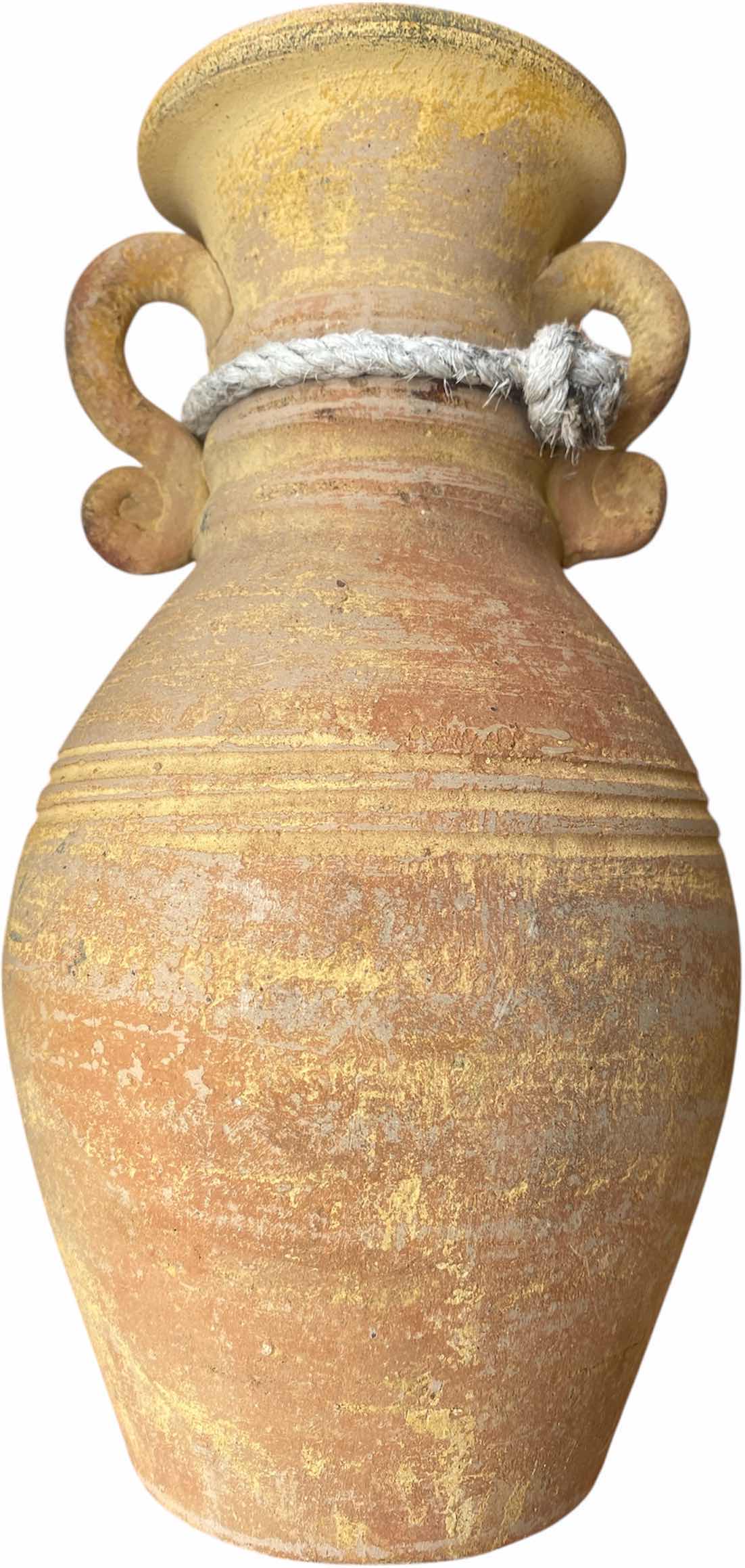 Photo 1 of CLAY VASE FOR GROUND PLACEMENT YARD ART 10 1/2” x 6”