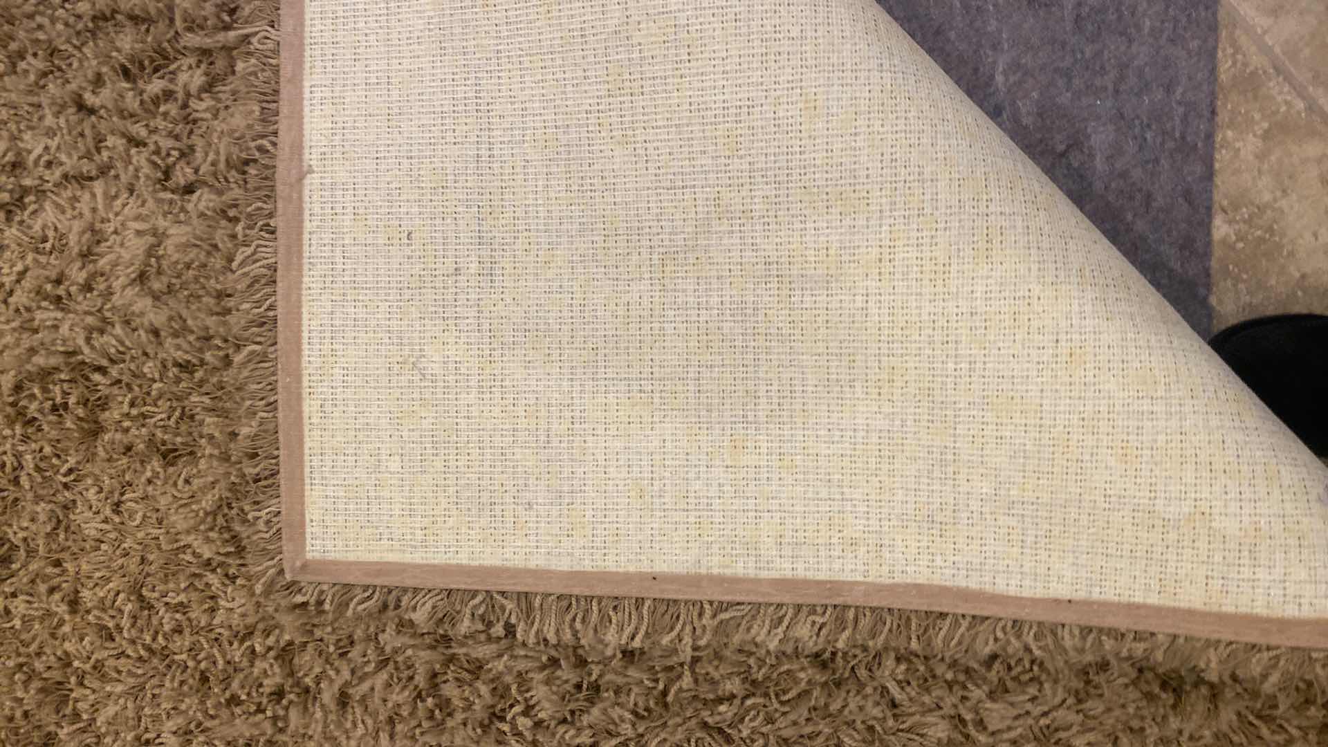 Photo 1 of BEIGE SHAG AREA RUG 96” x 108” RUG PAD INCLUDED